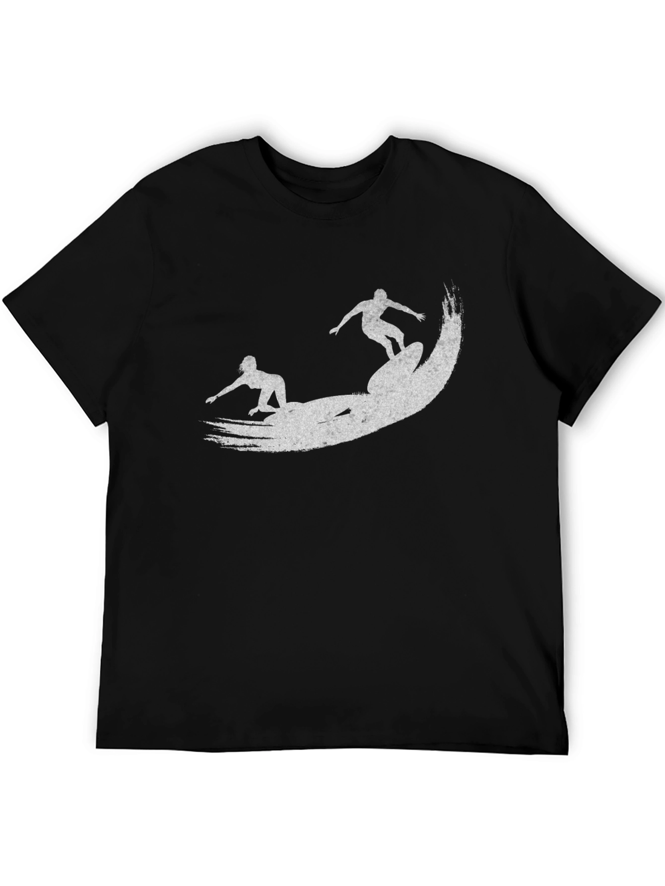 Surfer Silhouette Graphic T-Shirt