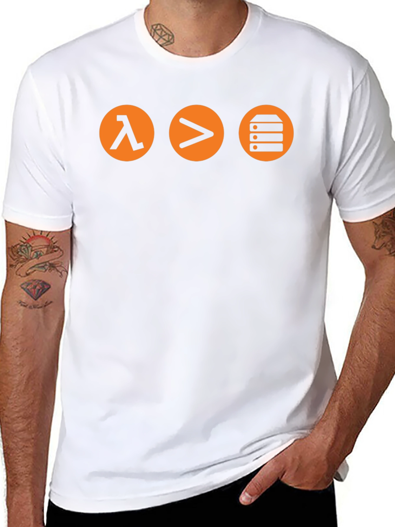 Lambda Greater Than Database T-Shirt