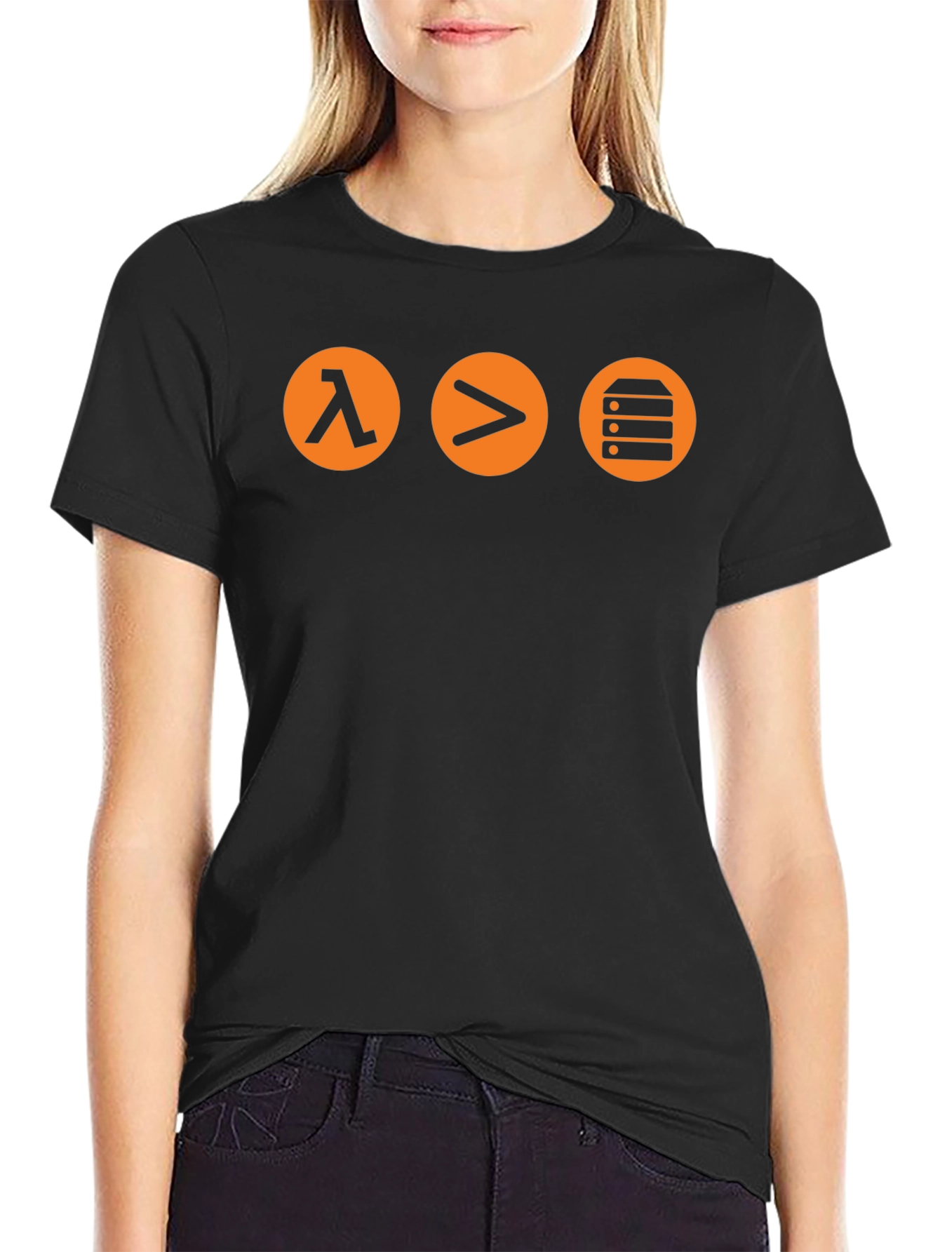 Lambda Greater Than Database T-Shirt