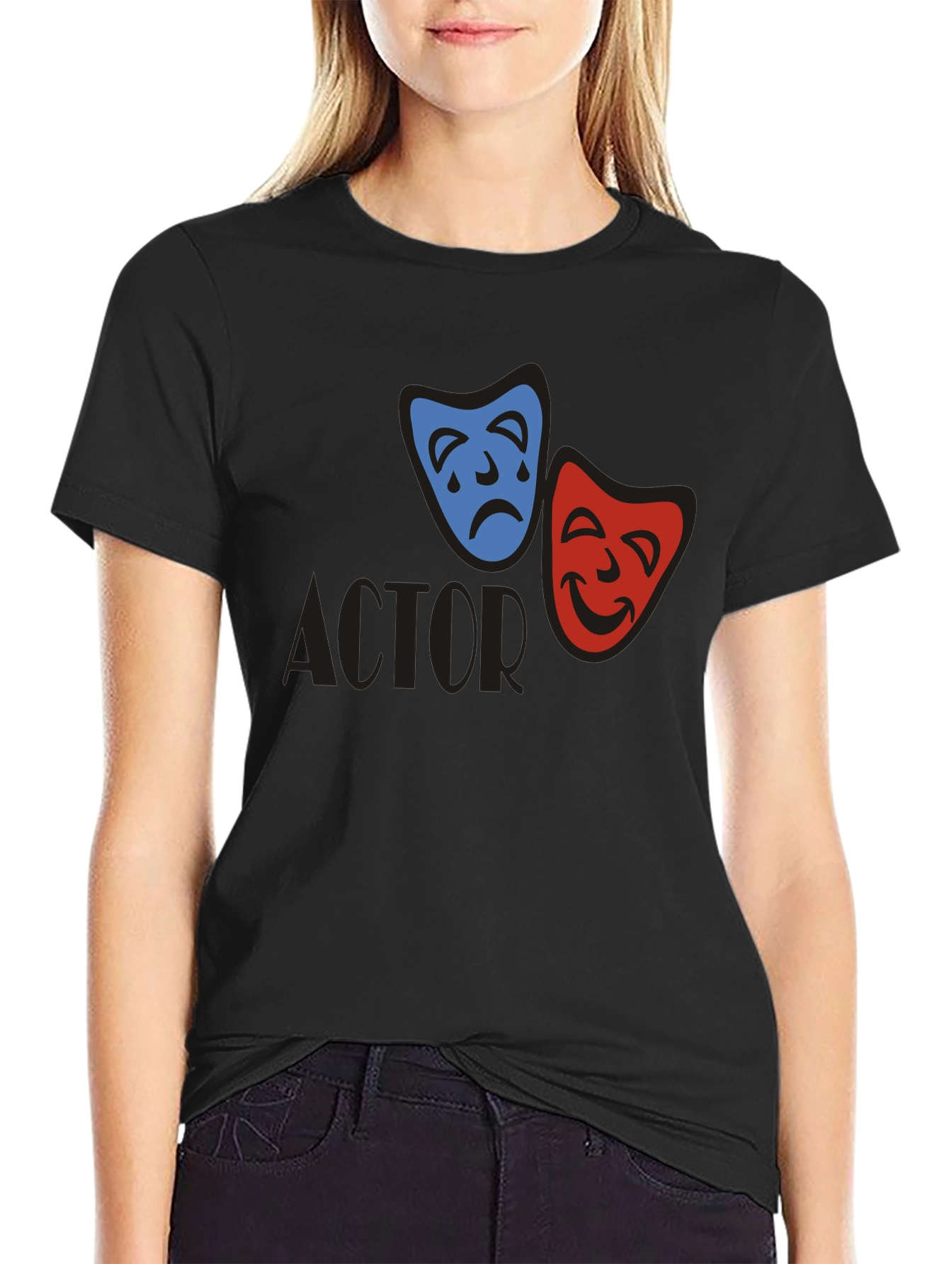 Actor Mask Graphic Tee