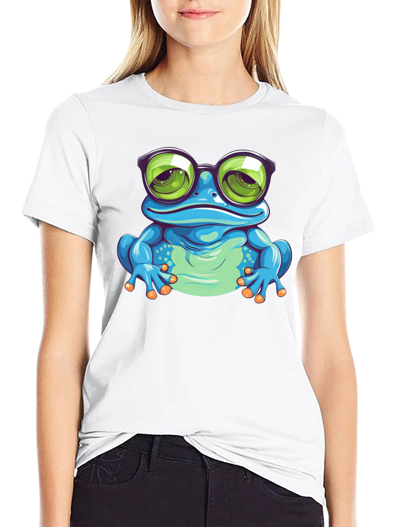 Cool Frog Graphic Tee - Stylish Mens Black T-Shirt