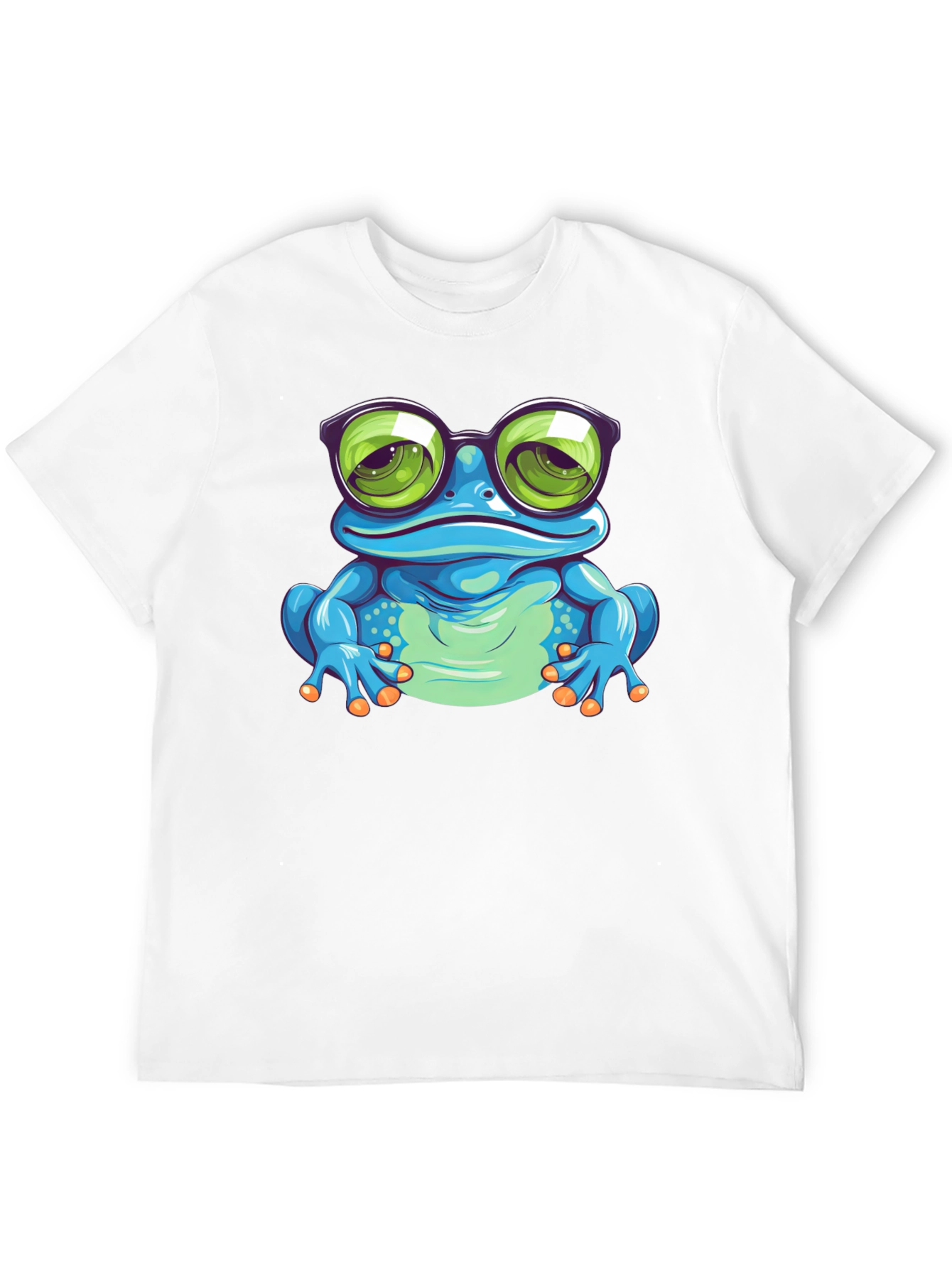Cool Frog Graphic Tee - Stylish Mens Black T-Shirt