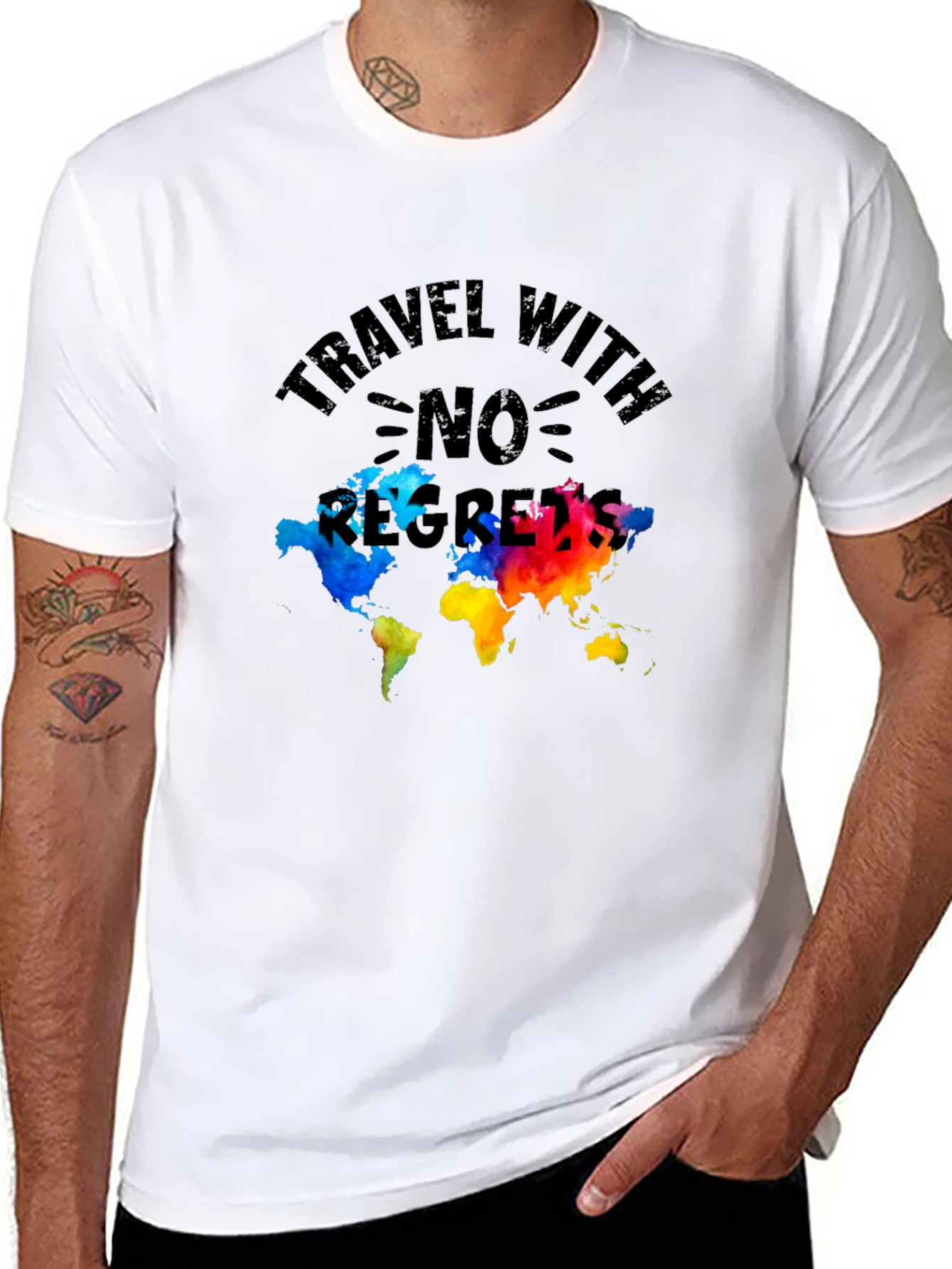 Travel With No Regrets Graphic Tee
