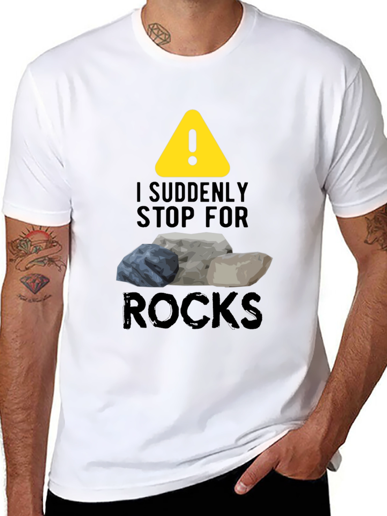 Funny Rock Collecting T-Shirt