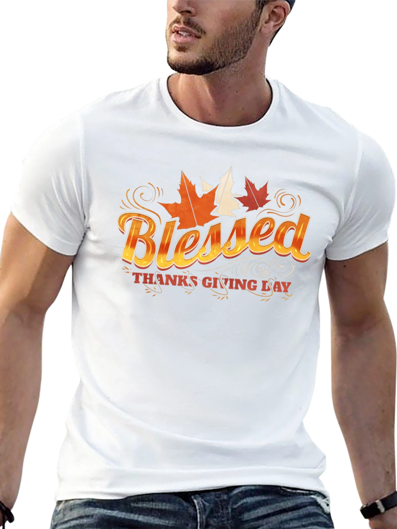 Blessed Thanksgiving Day Graphic T-Shirt