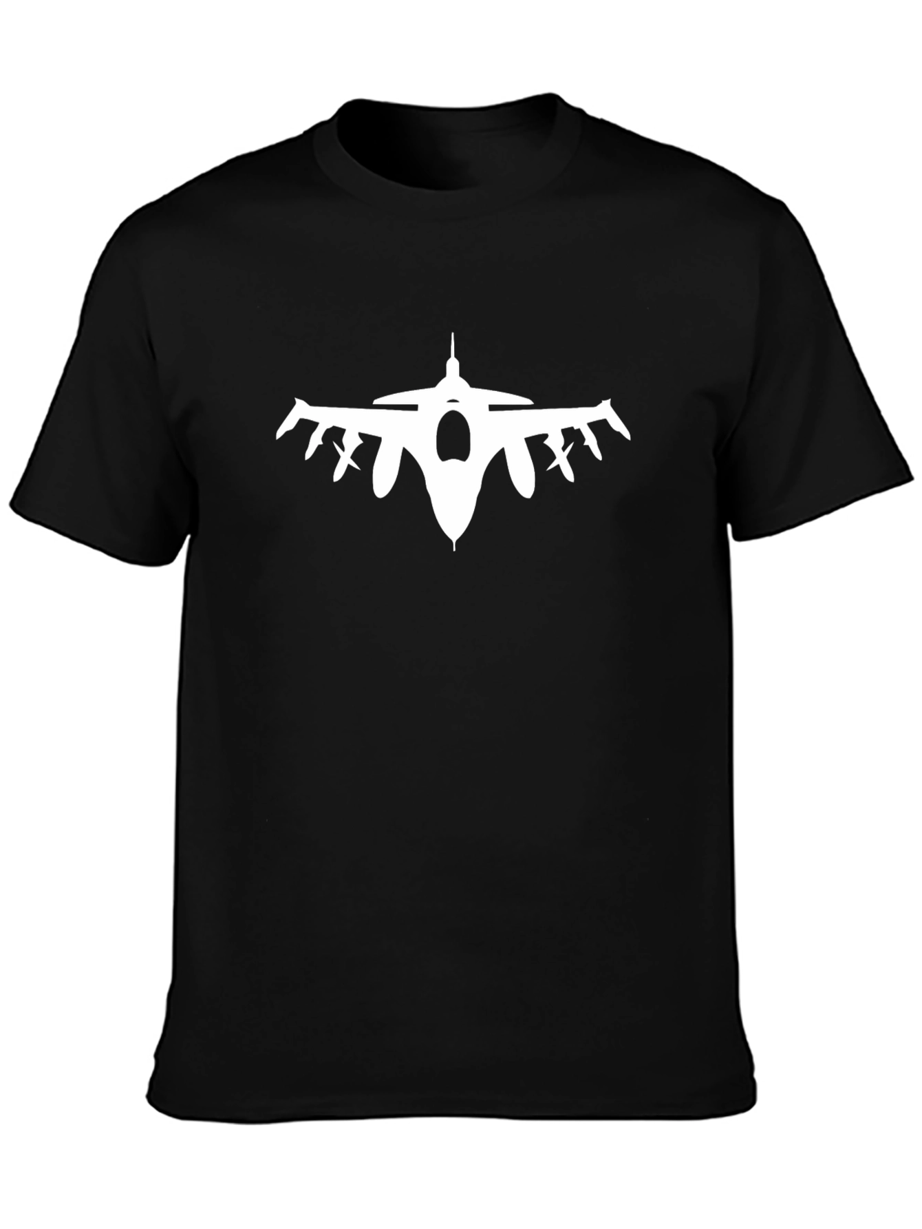 Jet Fighter Silhouette T-Shirt - Cool Graphic Tee