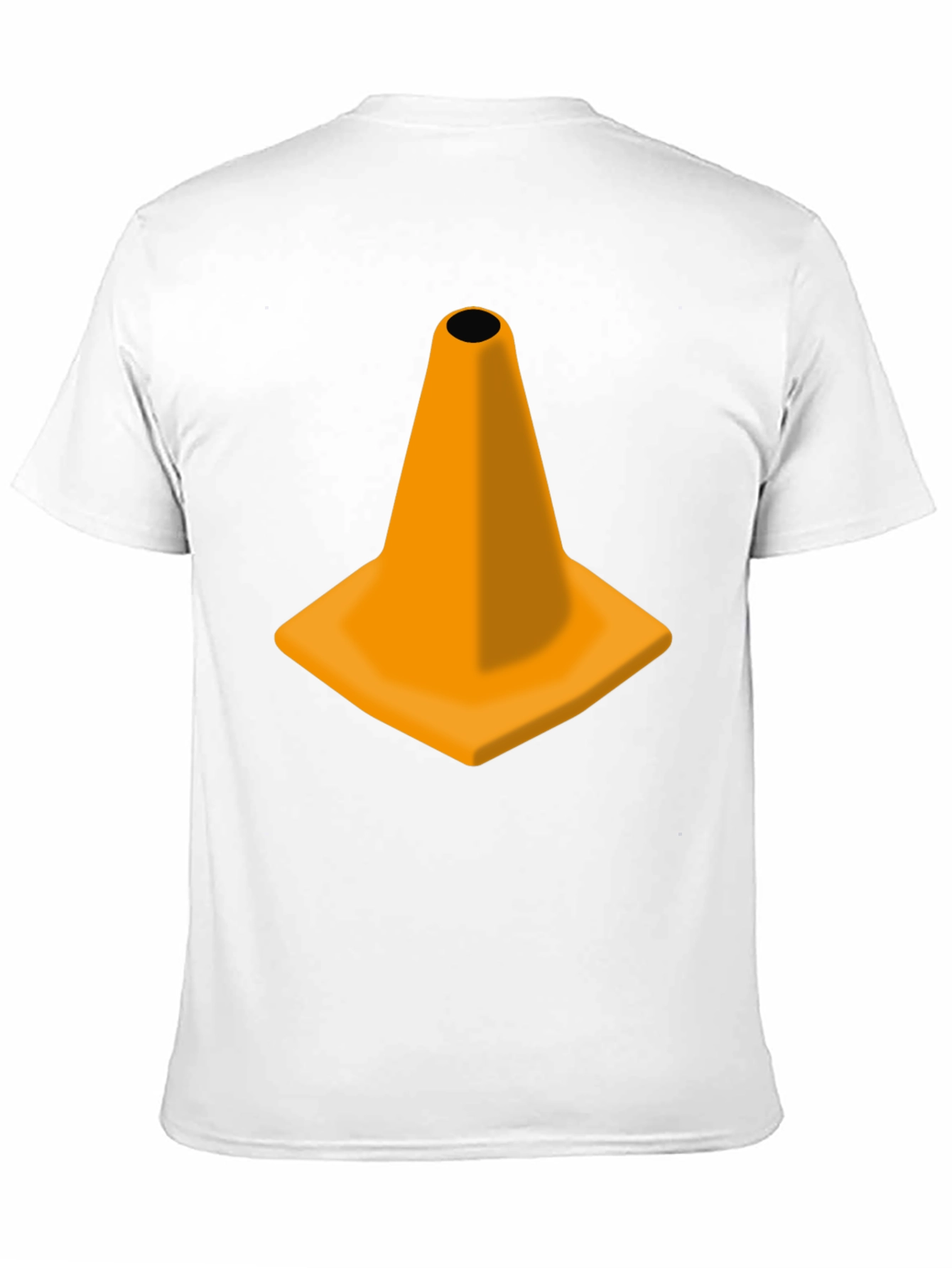Traffic Cone Graphic Black Tee
