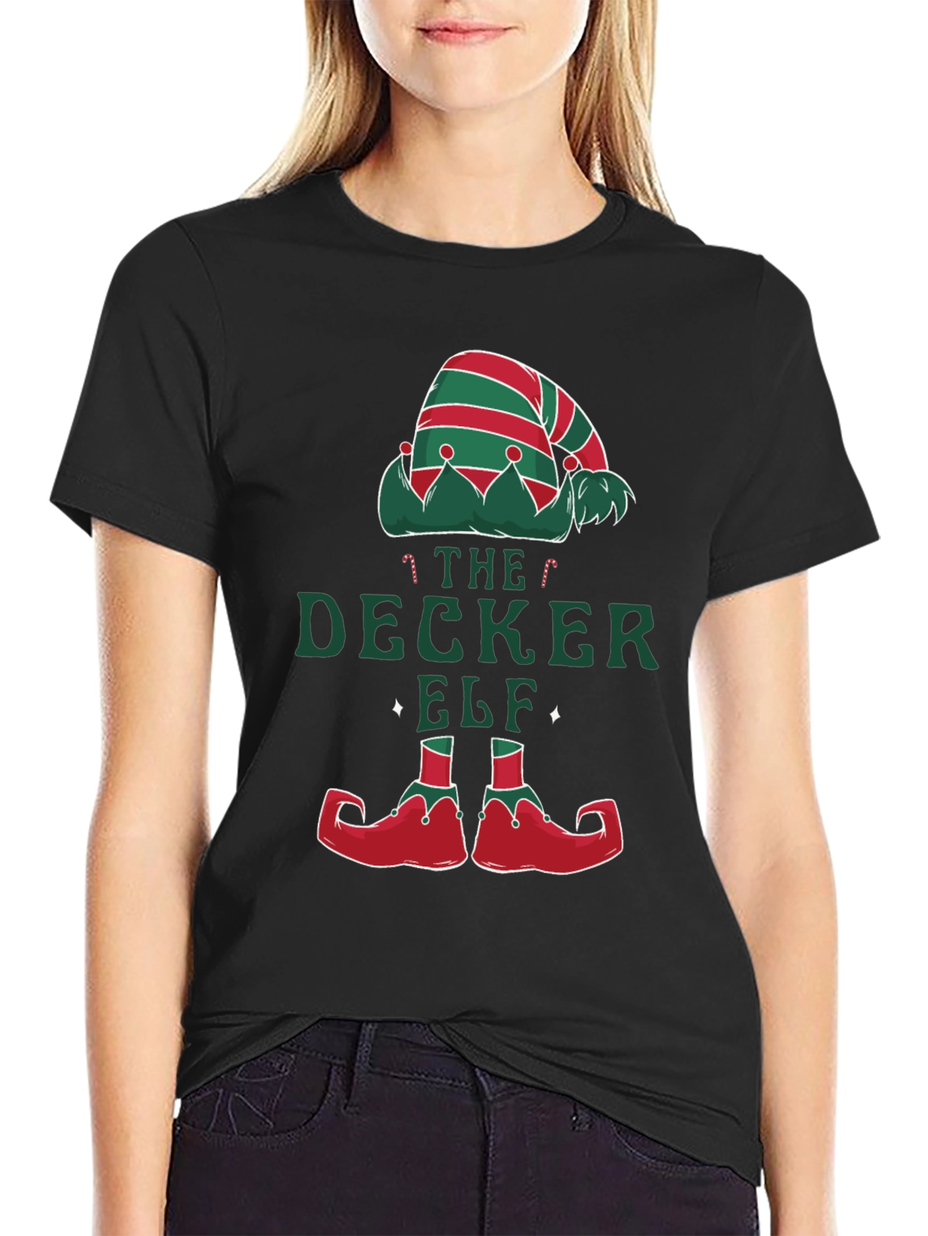 The Decker Elf Christmas T-Shirt Holiday