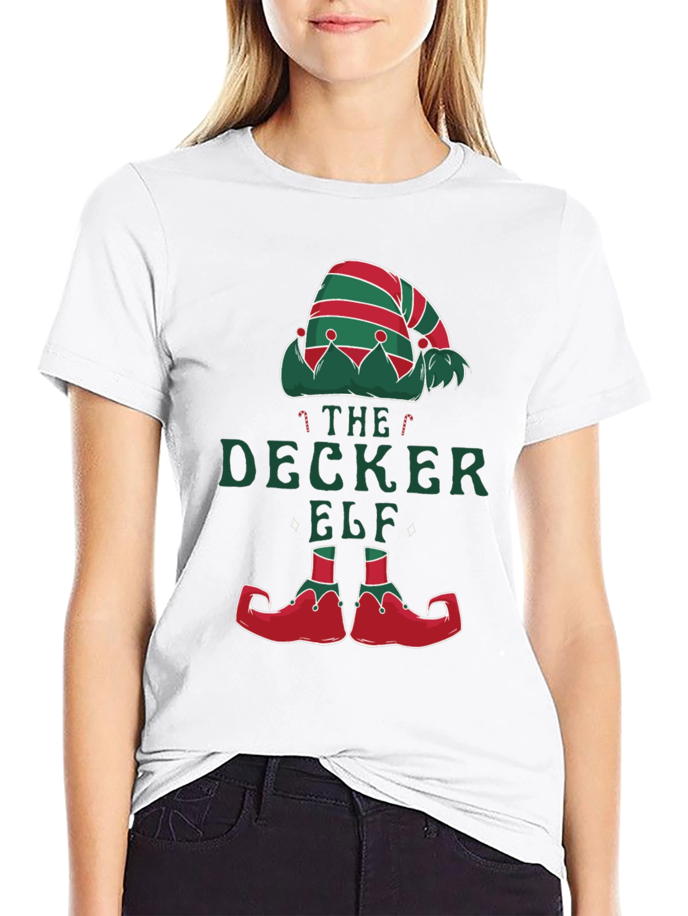 The Decker Elf Christmas T-Shirt Holiday