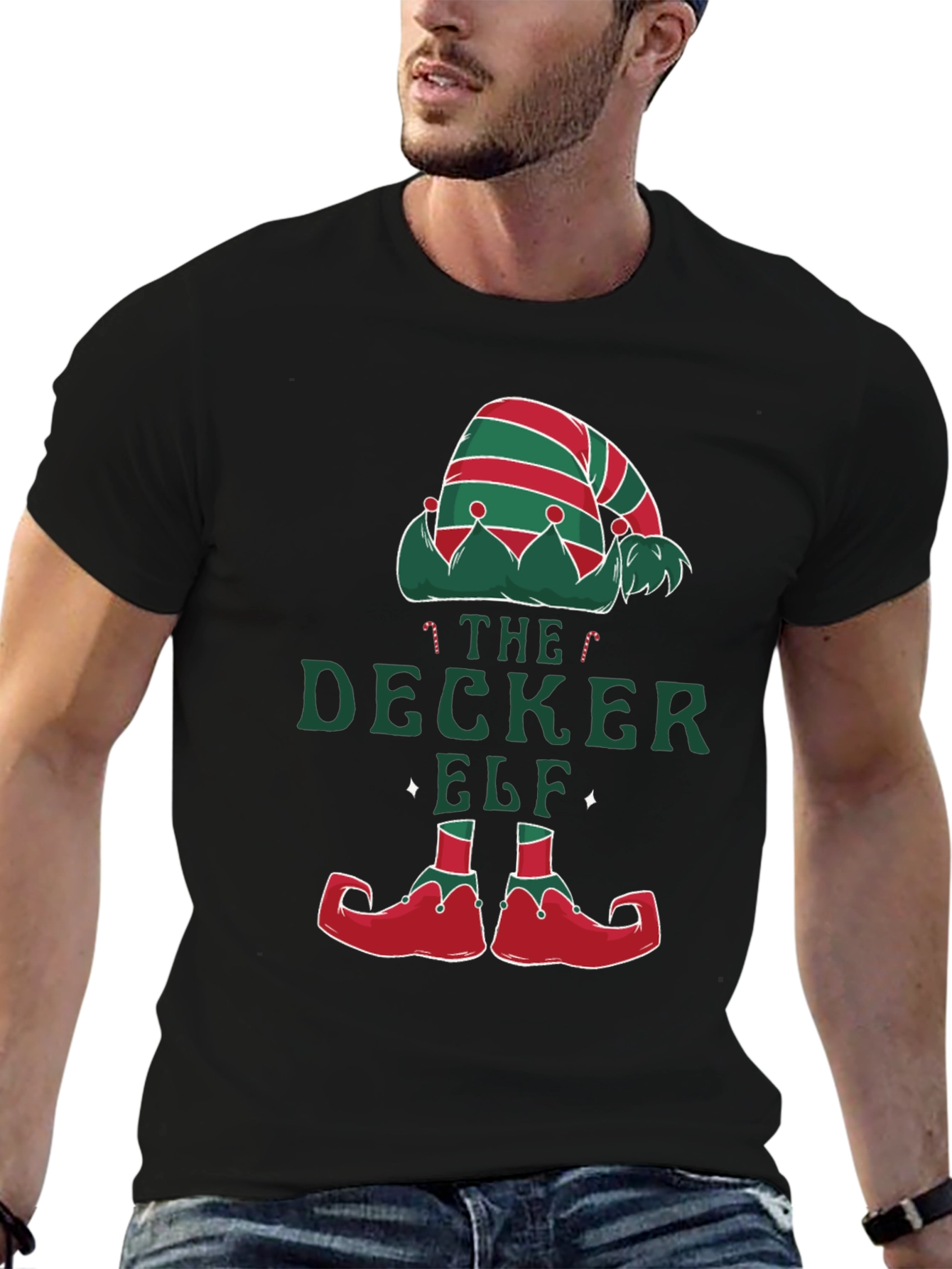 The Decker Elf Christmas T-Shirt Holiday
