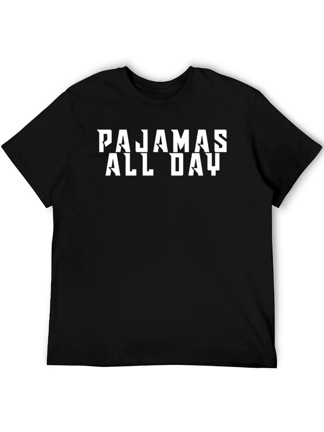 Pajamas All Day Black T-Shirt
