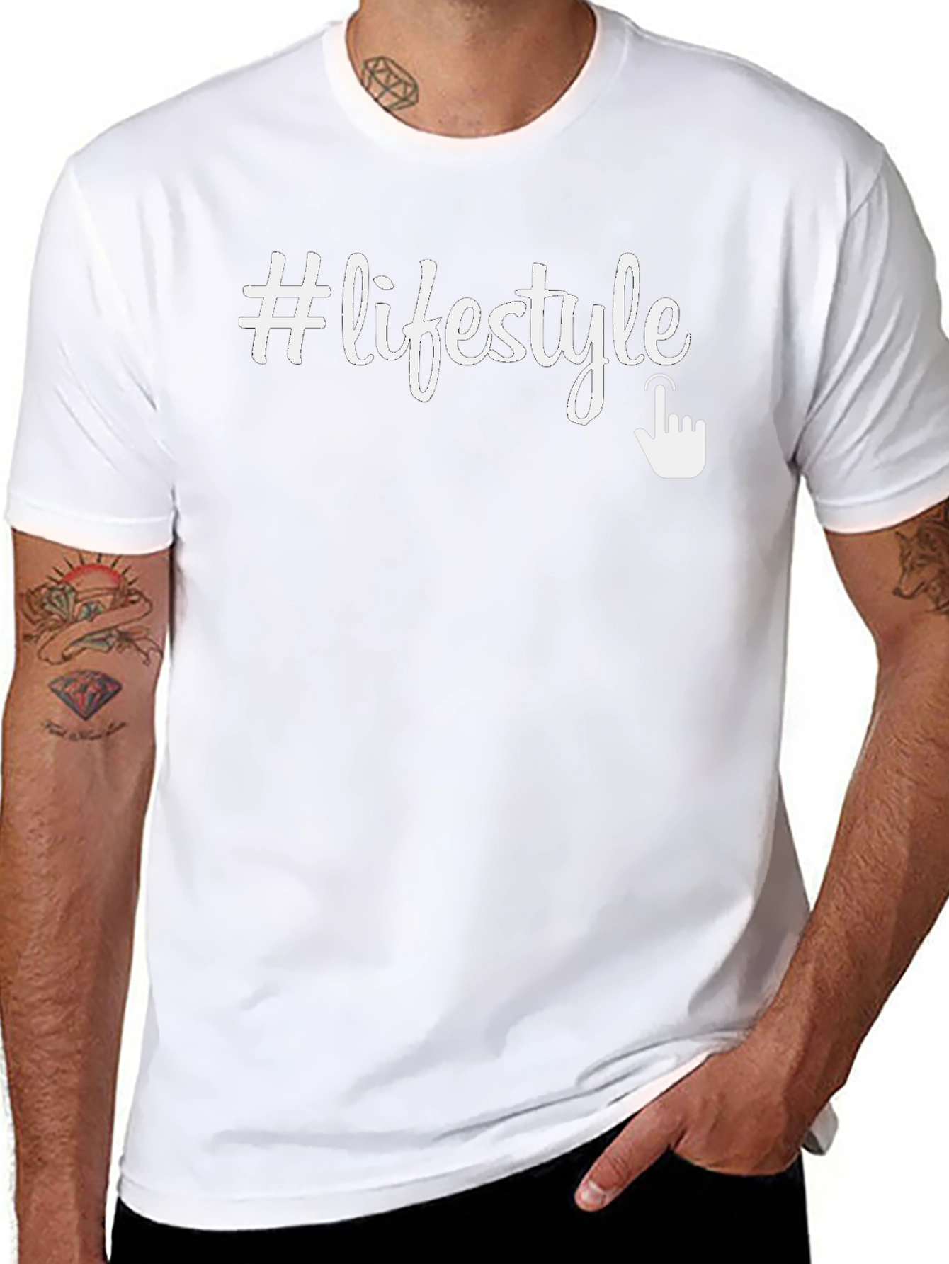 #Lifestyle Graphic Tee - Trendy & Comfortable