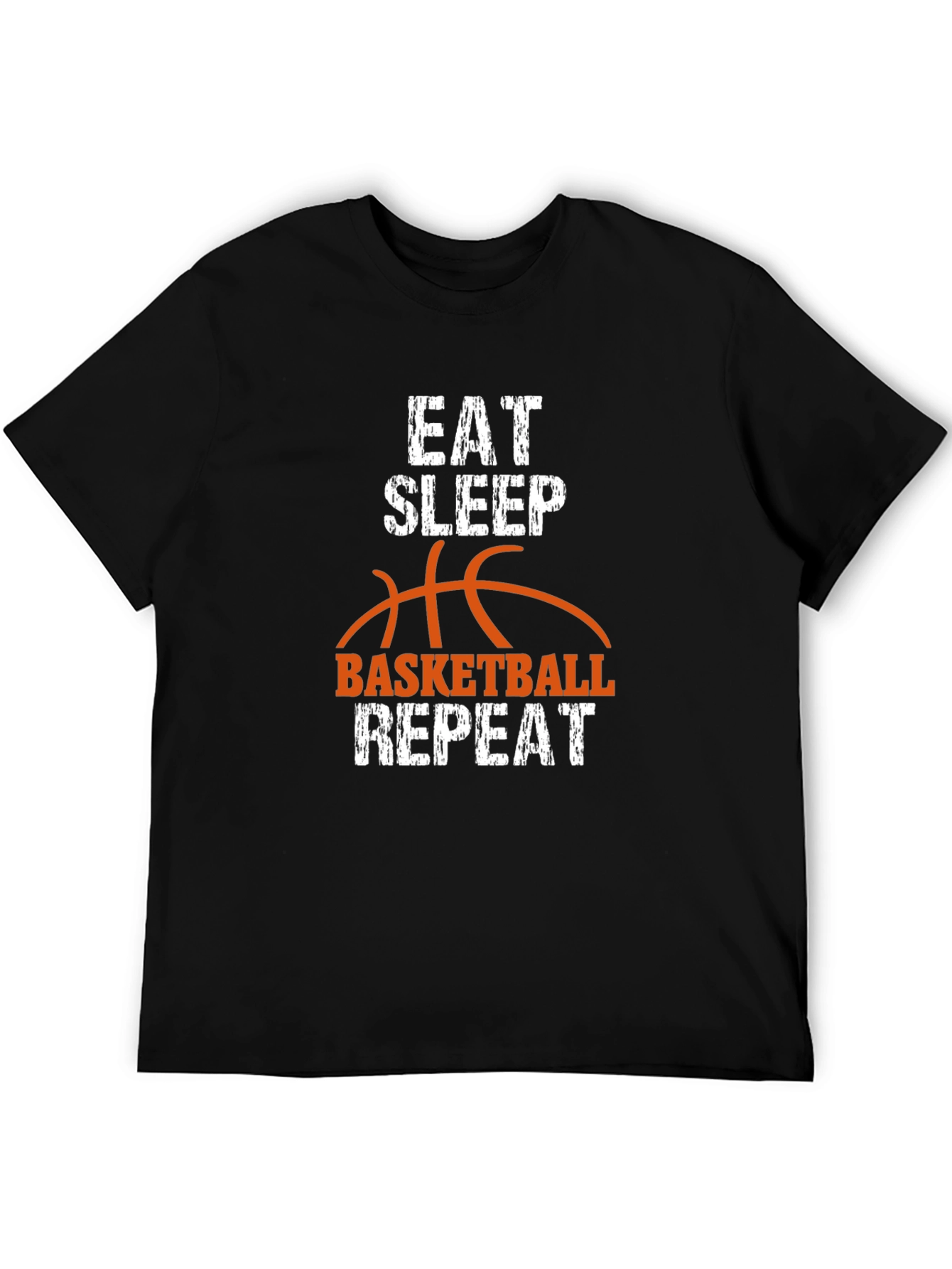 Eat Sleep Basketball Repeat Graphic Tee