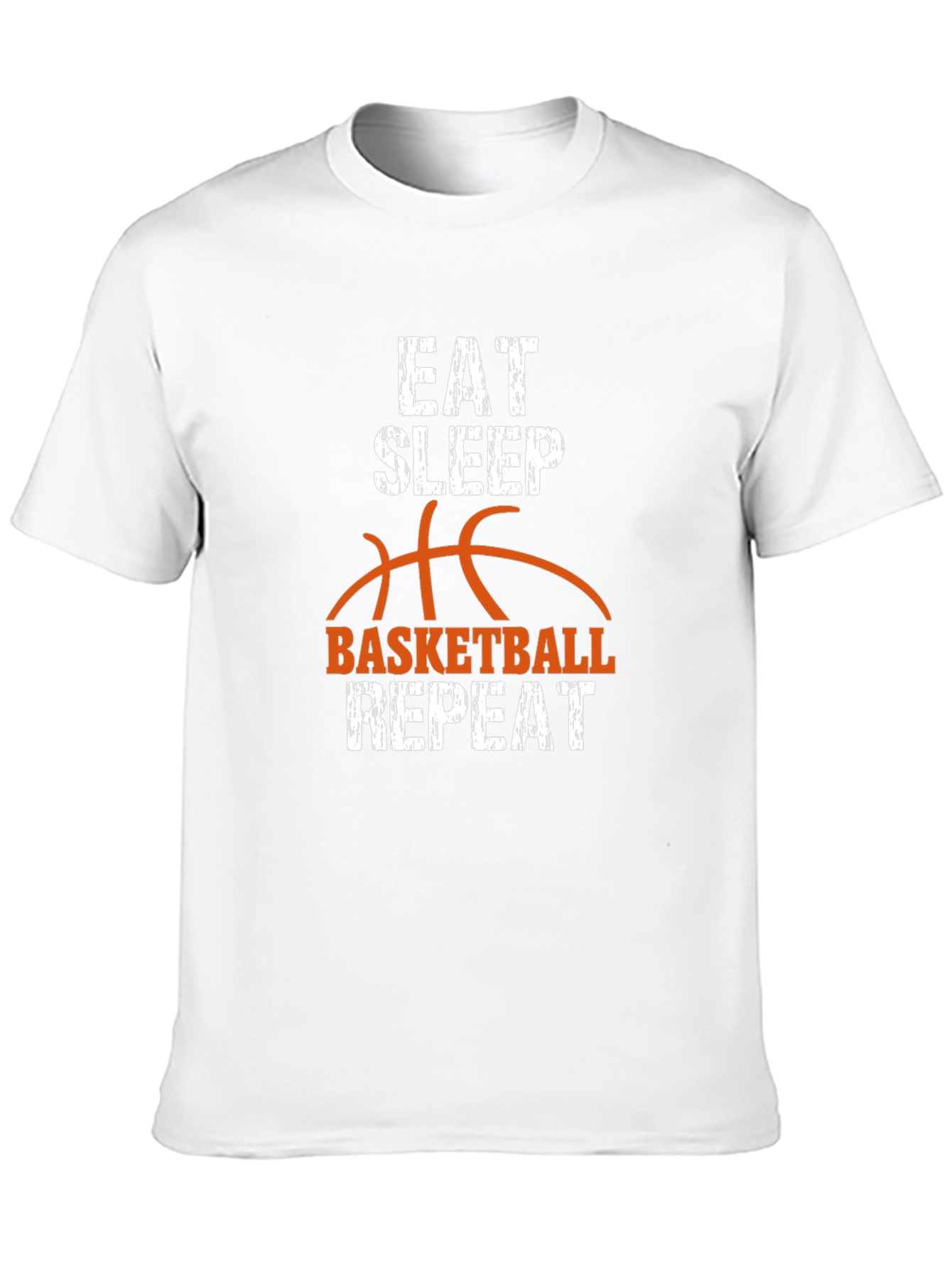 Eat Sleep Basketball Repeat Graphic Tee