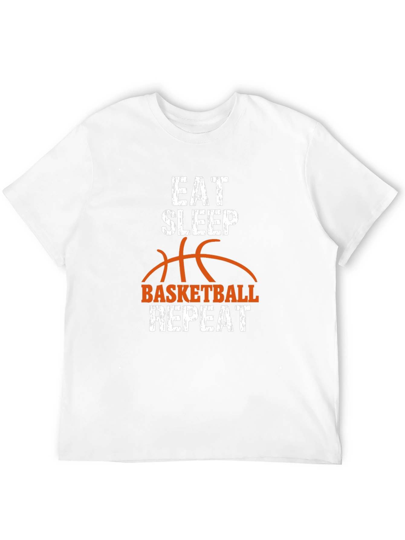 Eat Sleep Basketball Repeat Graphic Tee