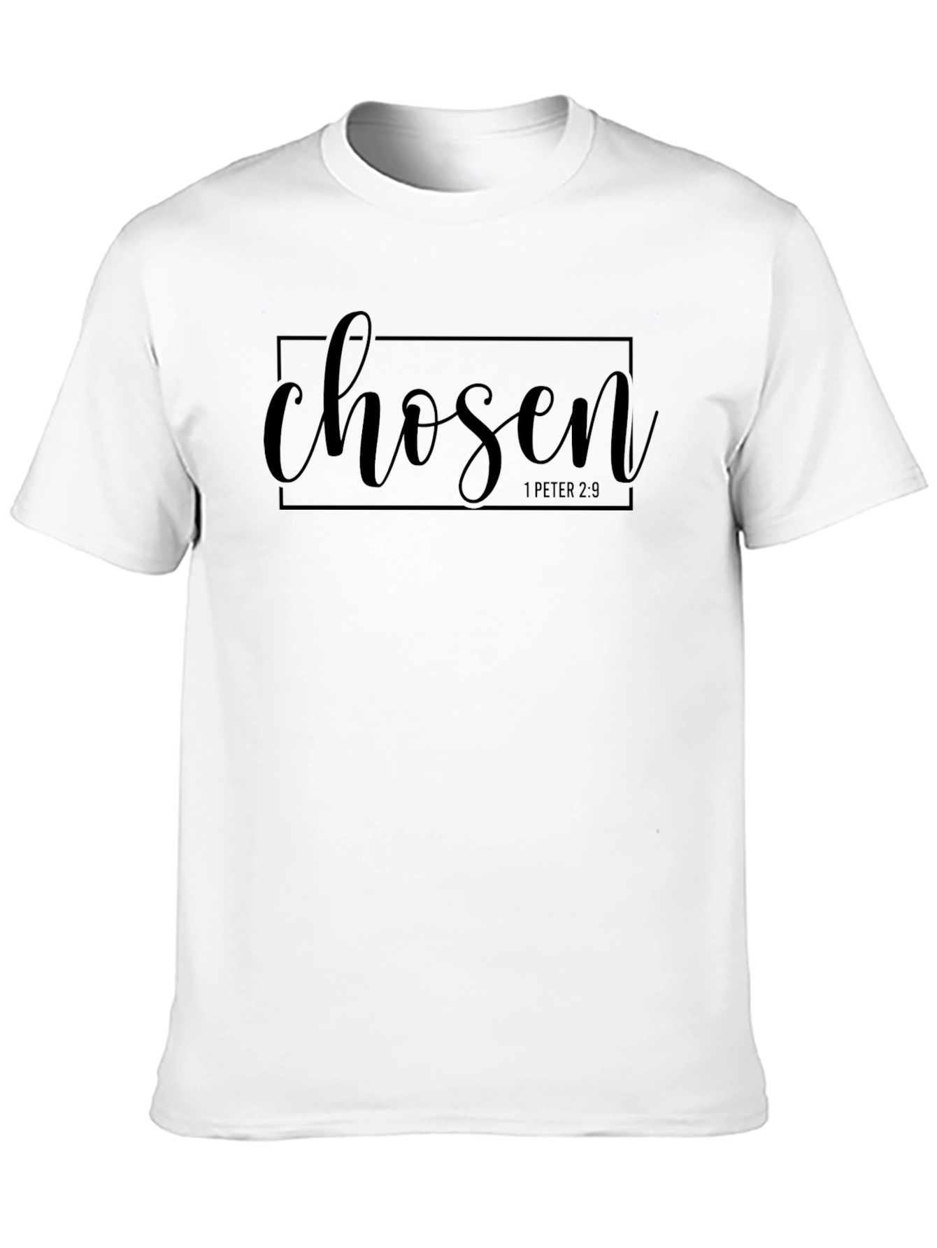 Chosen 1 Peter 2:9 Black T-Shirt