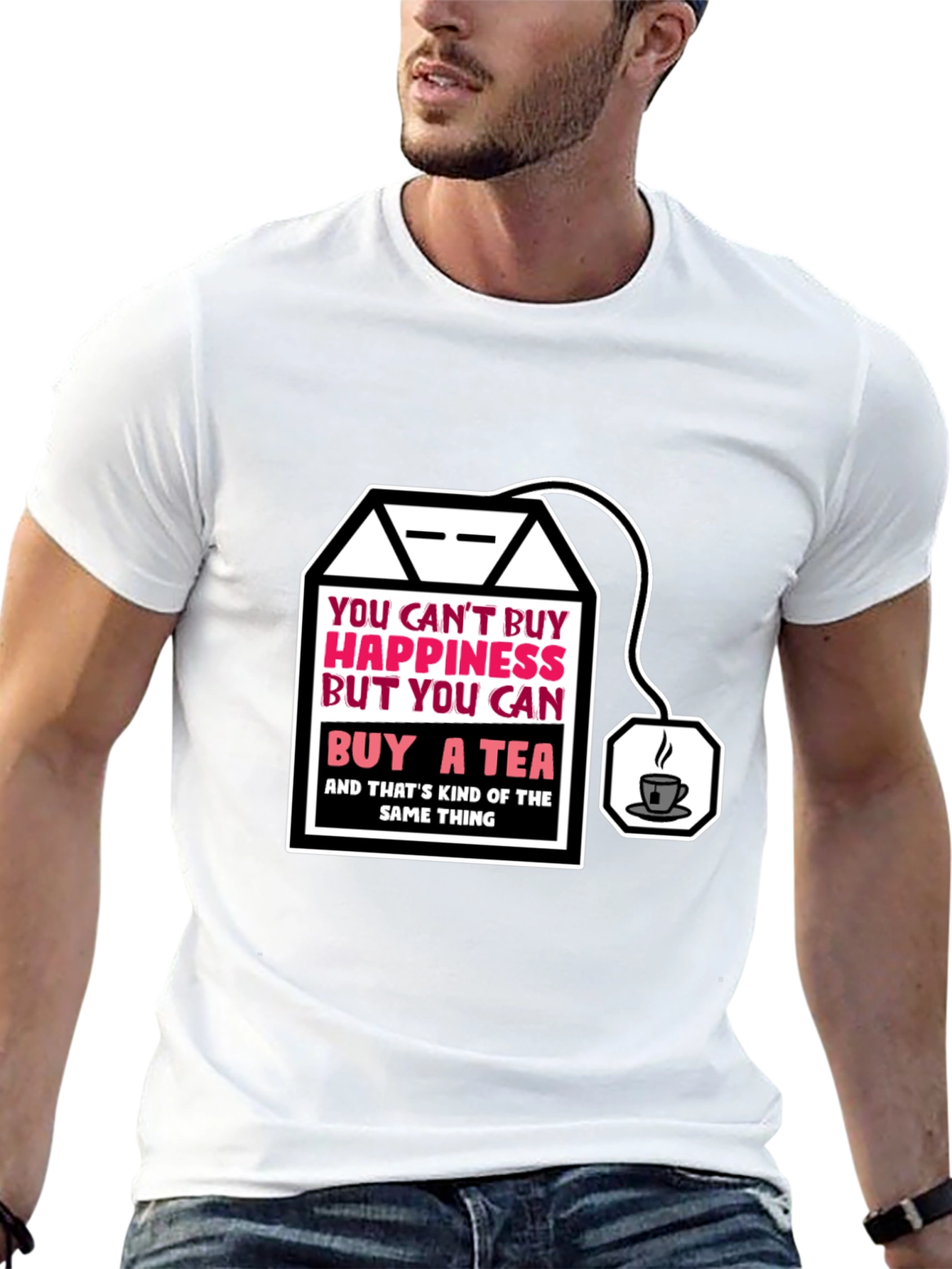 Funny Tea Lovers T-Shirt: Happiness in a Teabag