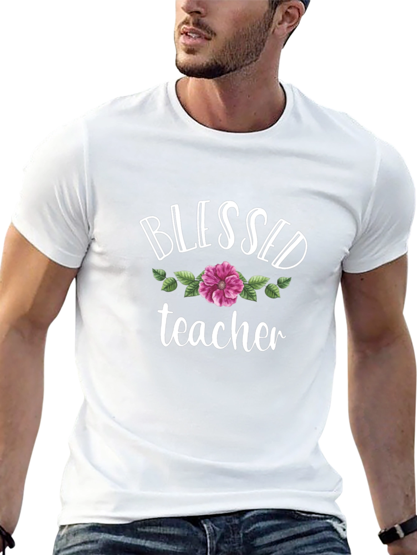 Blessed Teacher Graphic T-Shirt