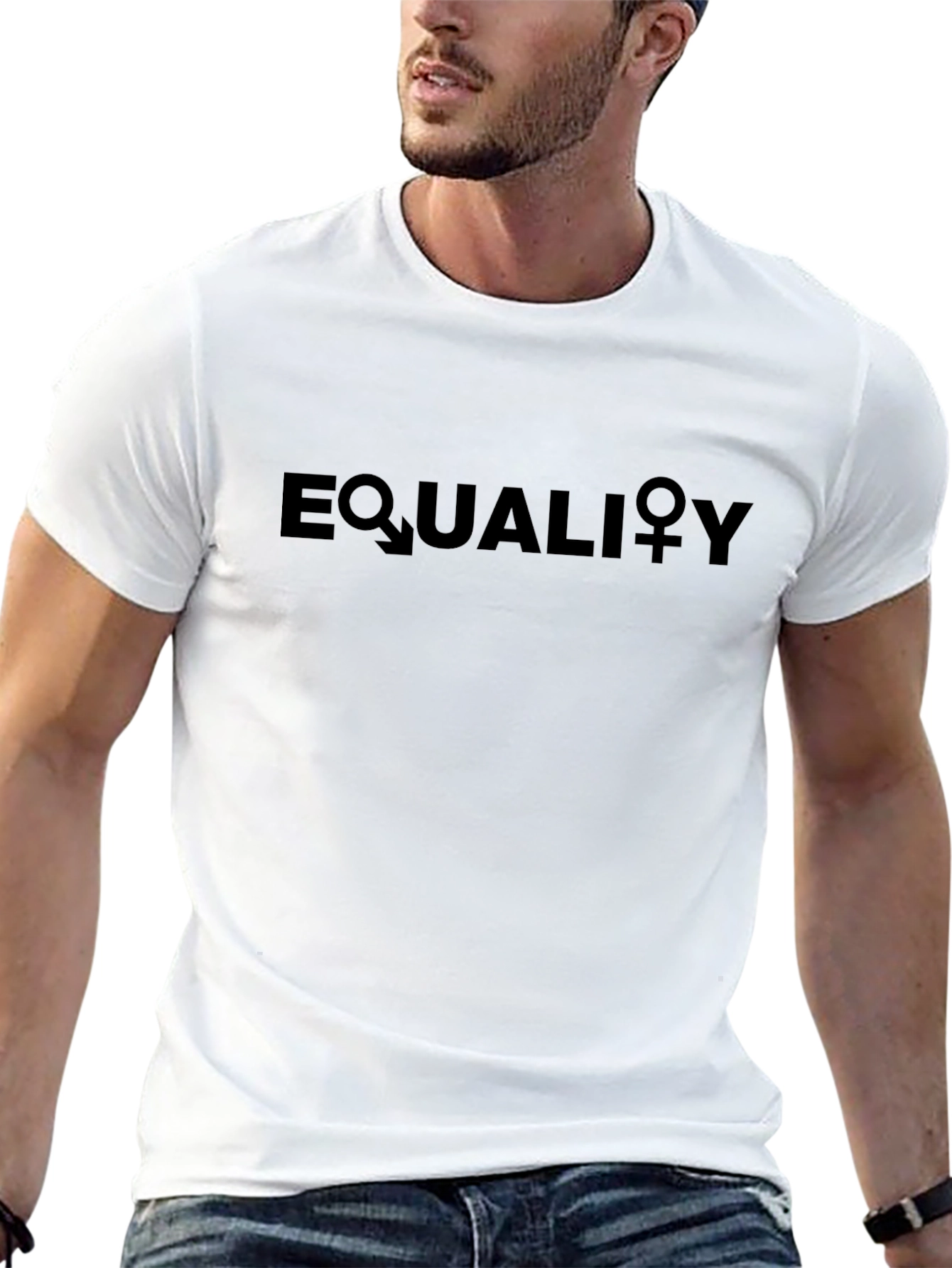 Equality Graphic Tee - Black Unisex T-Shirt