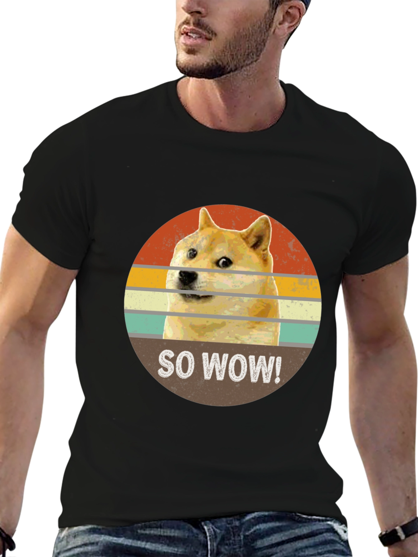 Retro Doge T-Shirt - So Wow Meme Tee