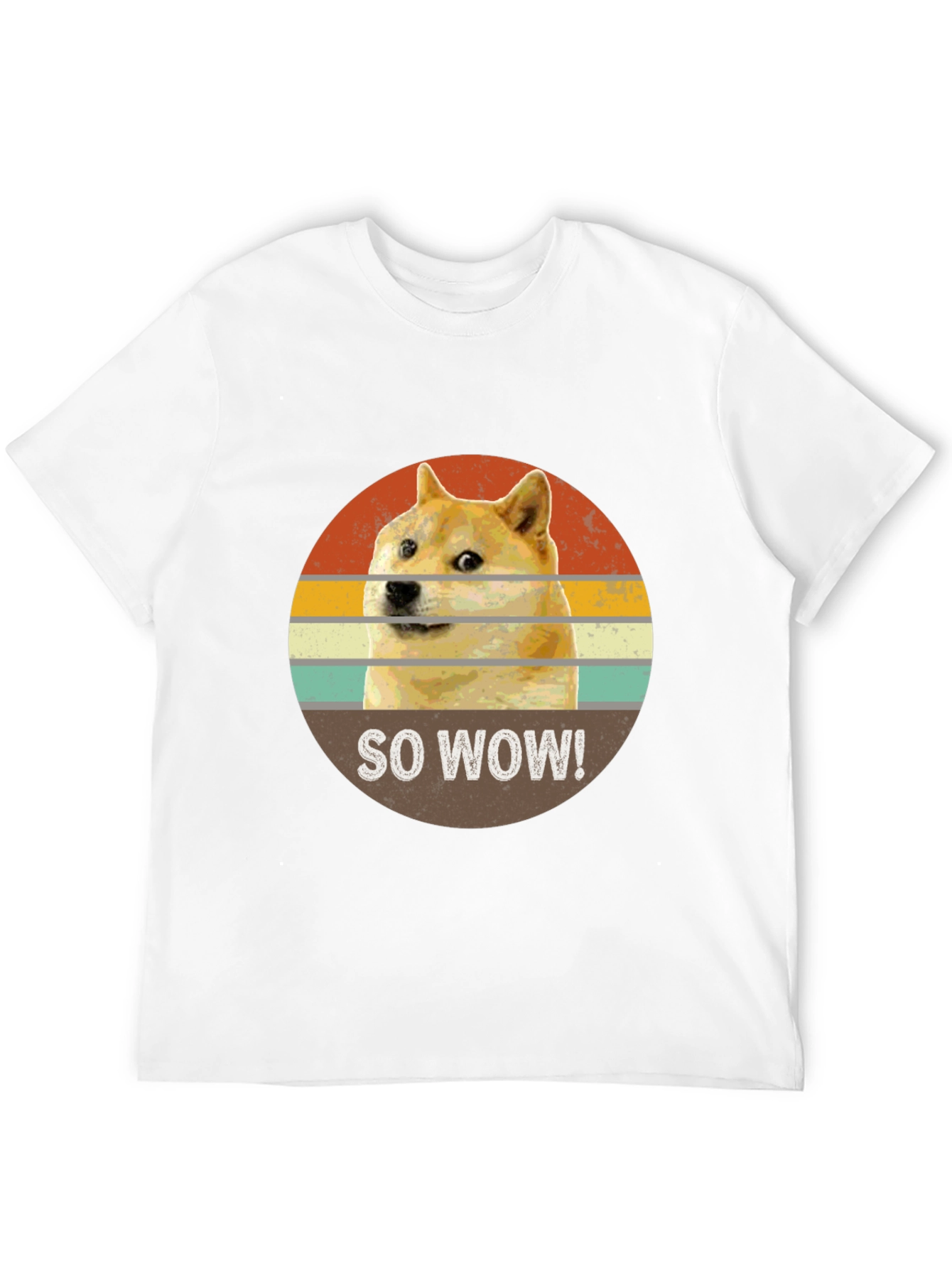 Retro Doge T-Shirt - So Wow Meme Tee