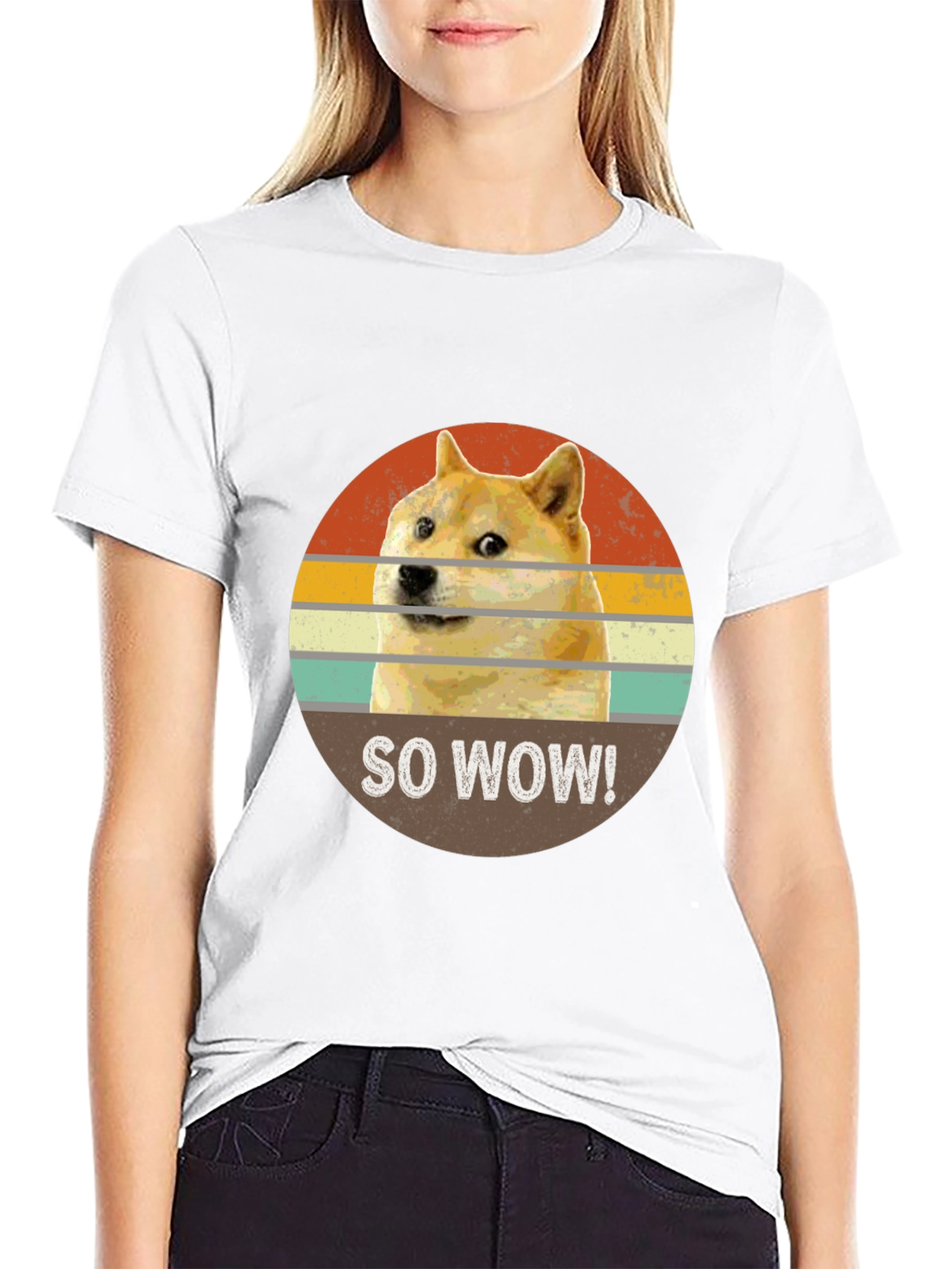 Retro Doge T-Shirt - So Wow Meme Tee
