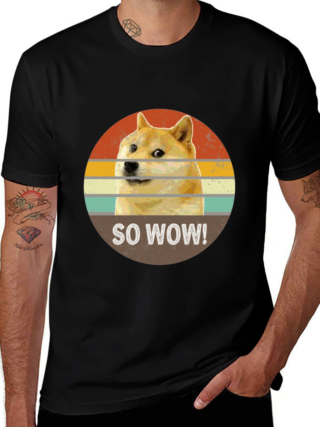 Retro Doge T-Shirt - So Wow Meme Tee