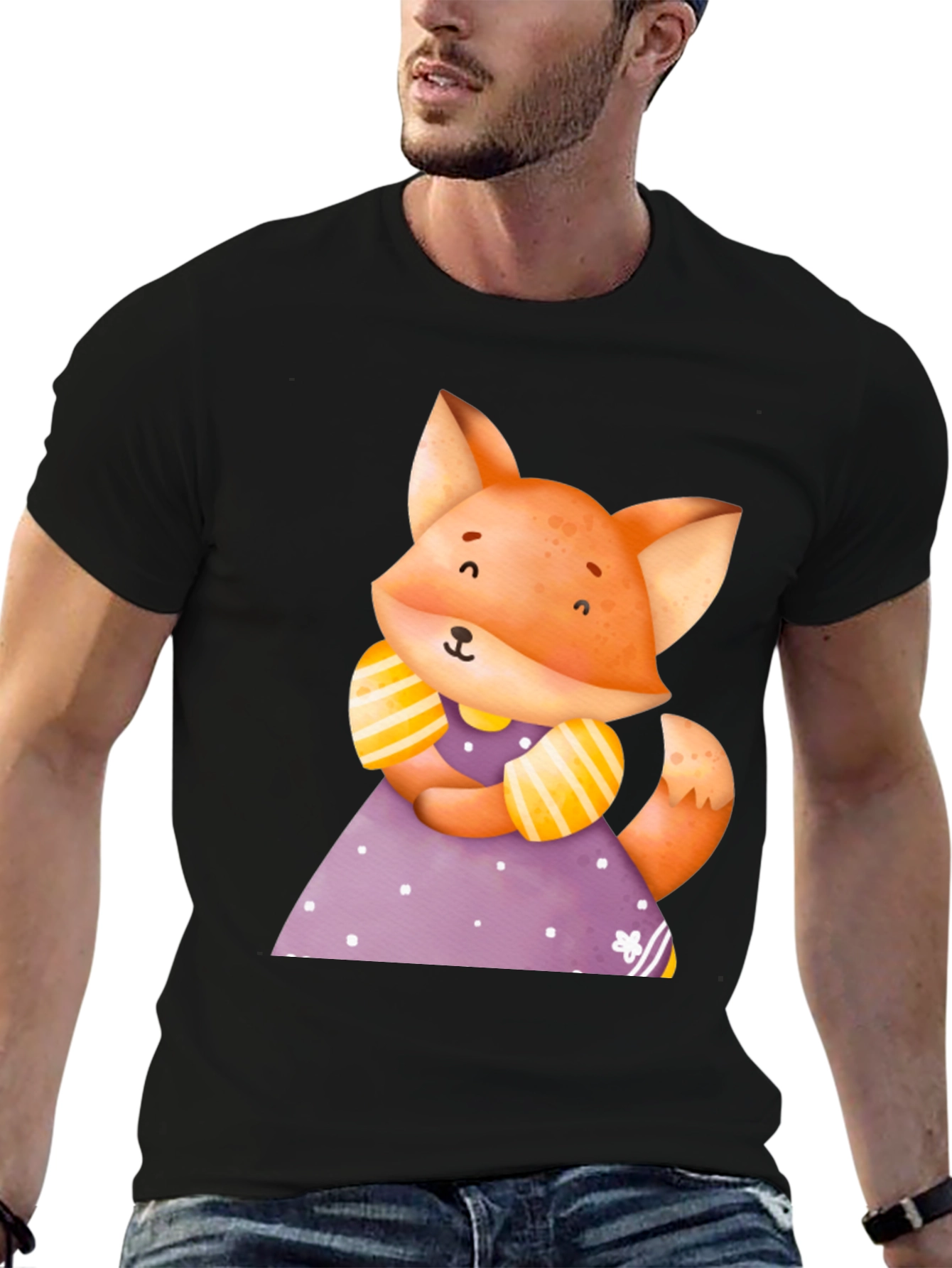 Fox Wearing Dress T-Shirt