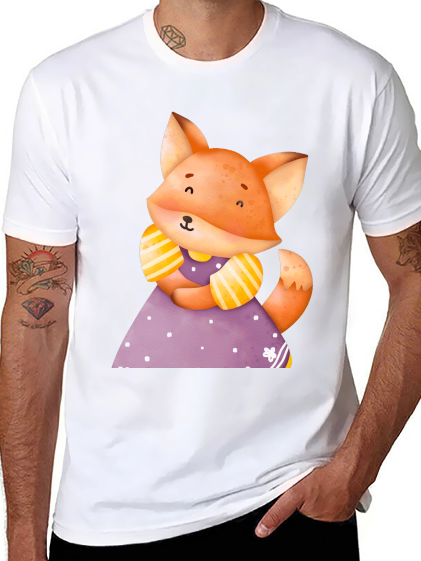 Fox Wearing Dress T-Shirt