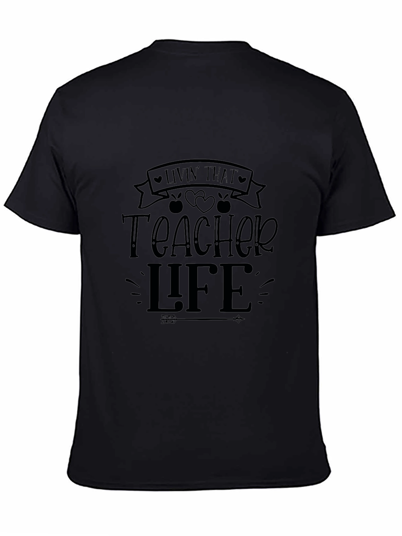 Teacher Life Black T-Shirt