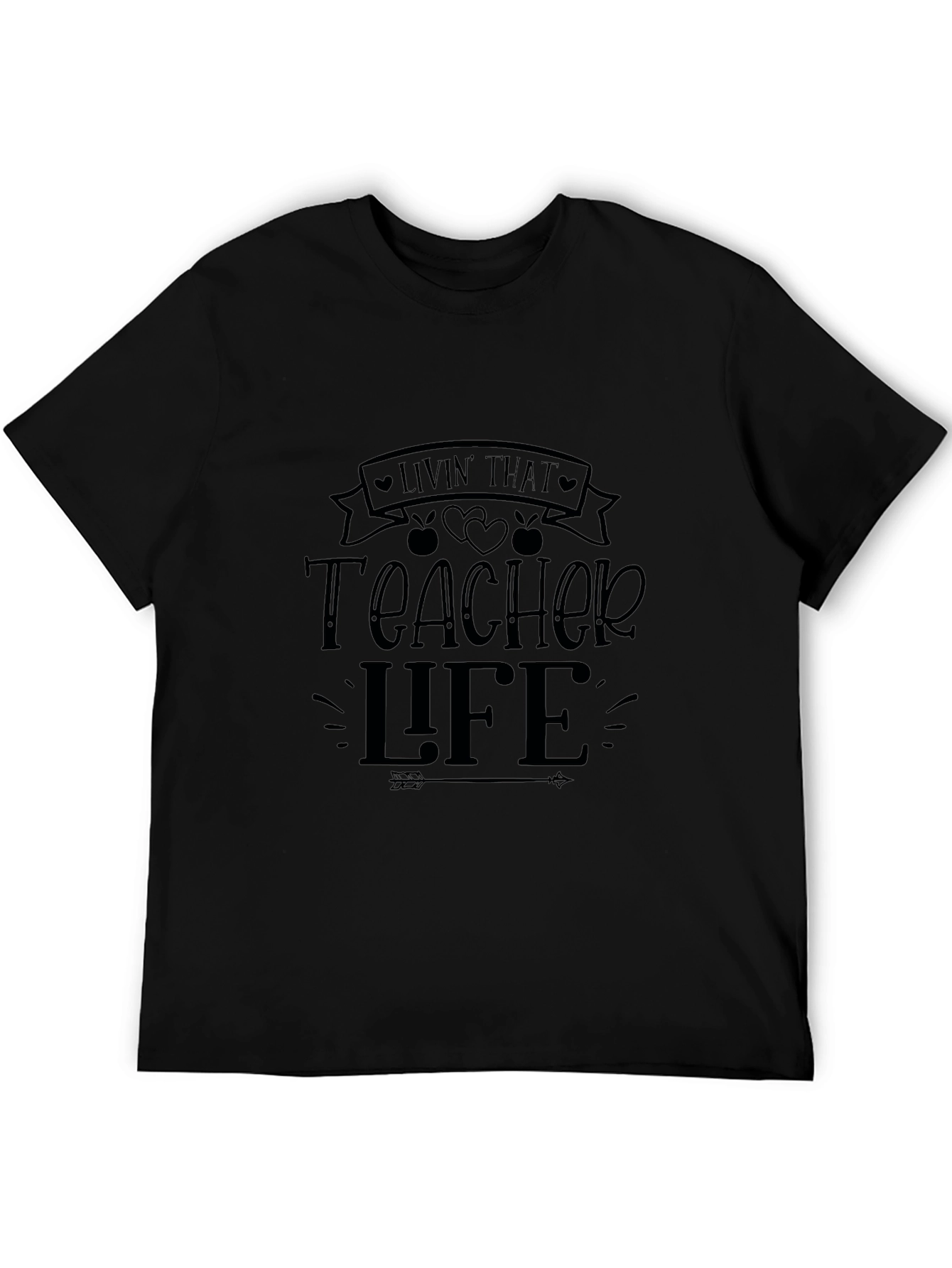 Teacher Life Black T-Shirt