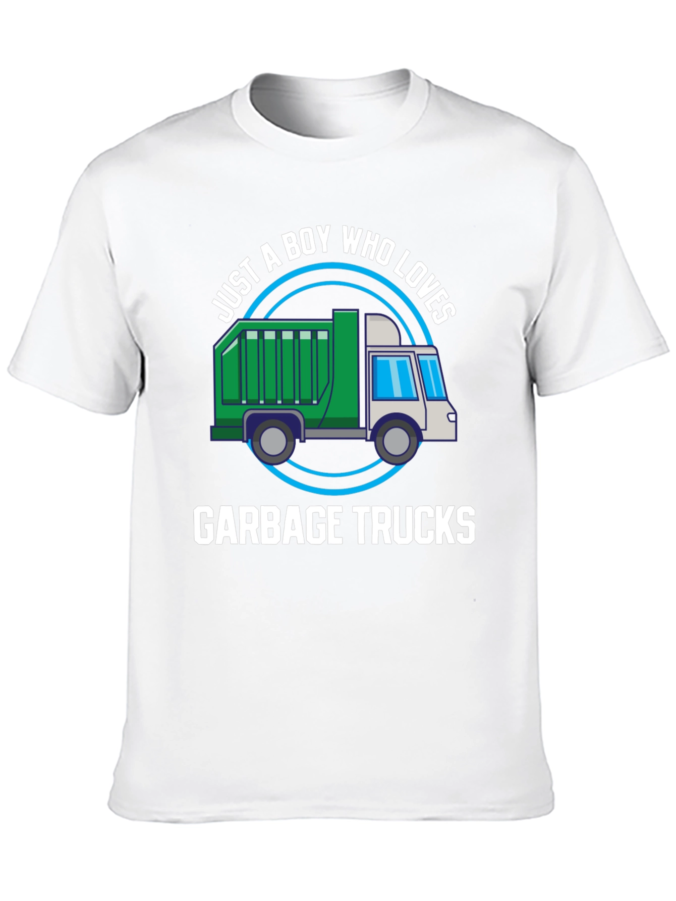 Boy Who Loves Garbage Trucks T-Shirt
