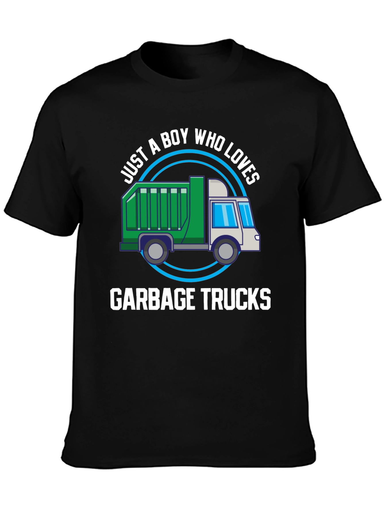 Boy Who Loves Garbage Trucks T-Shirt