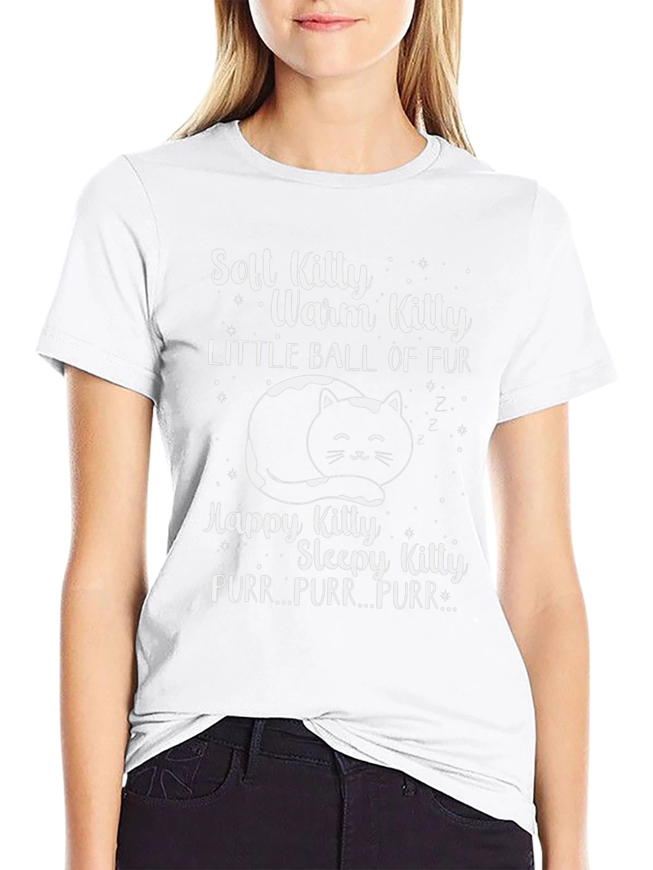 Soft Kitty T-Shirt: Warm & Fuzzy Cat Lover Tee