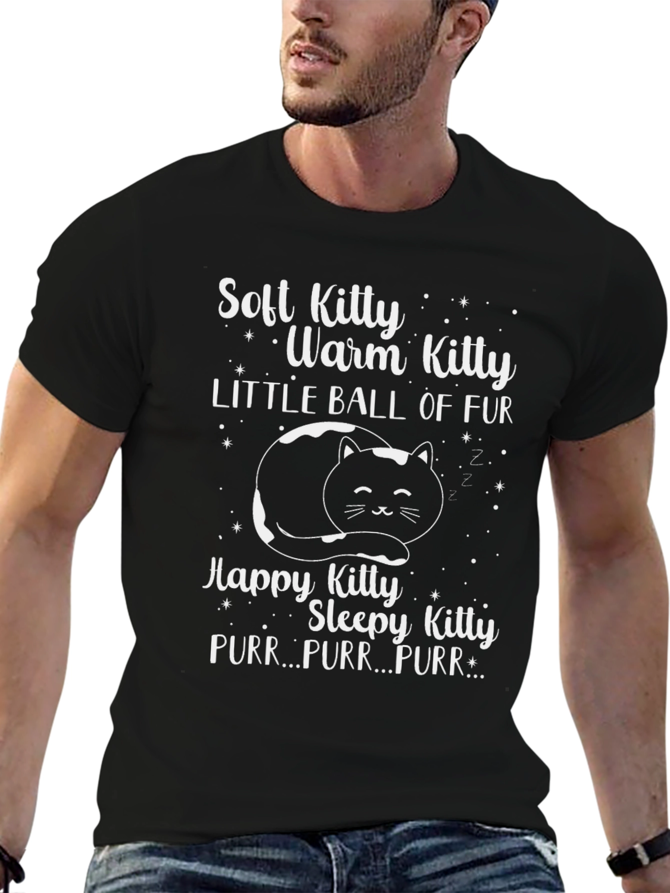 Soft Kitty T-Shirt: Warm & Fuzzy Cat Lover Tee