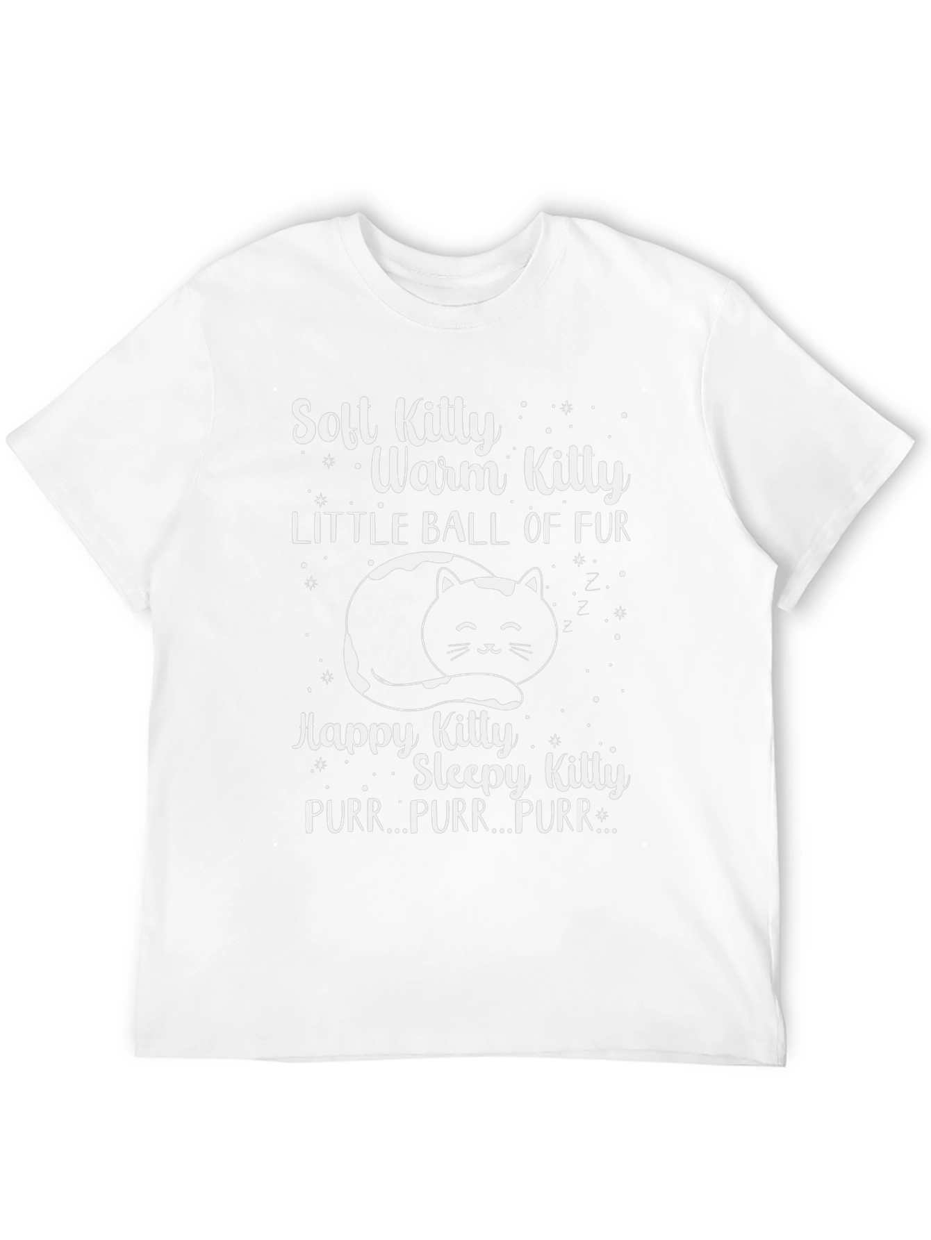 Soft Kitty T-Shirt: Warm & Fuzzy Cat Lover Tee