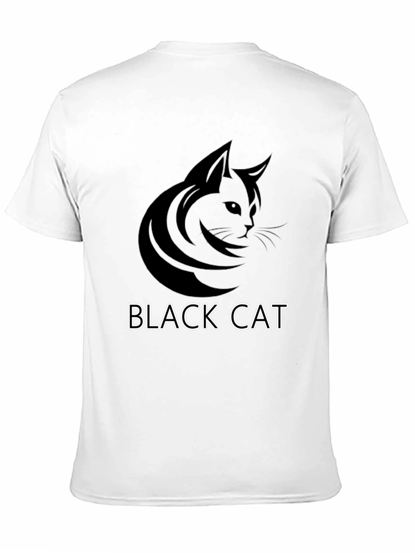 Black Cat Graphic Tee - Cool Cat Lover T-Shirt