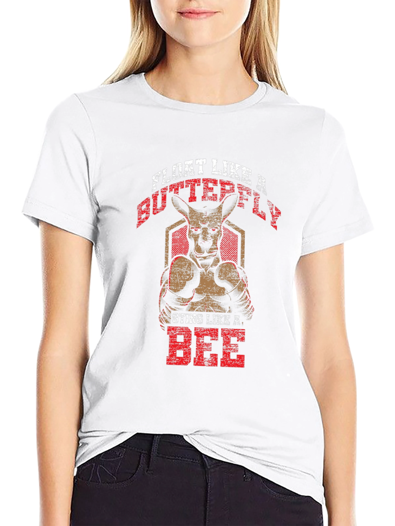 Kangaroo Boxer T-Shirt: Float Like a Butterfly