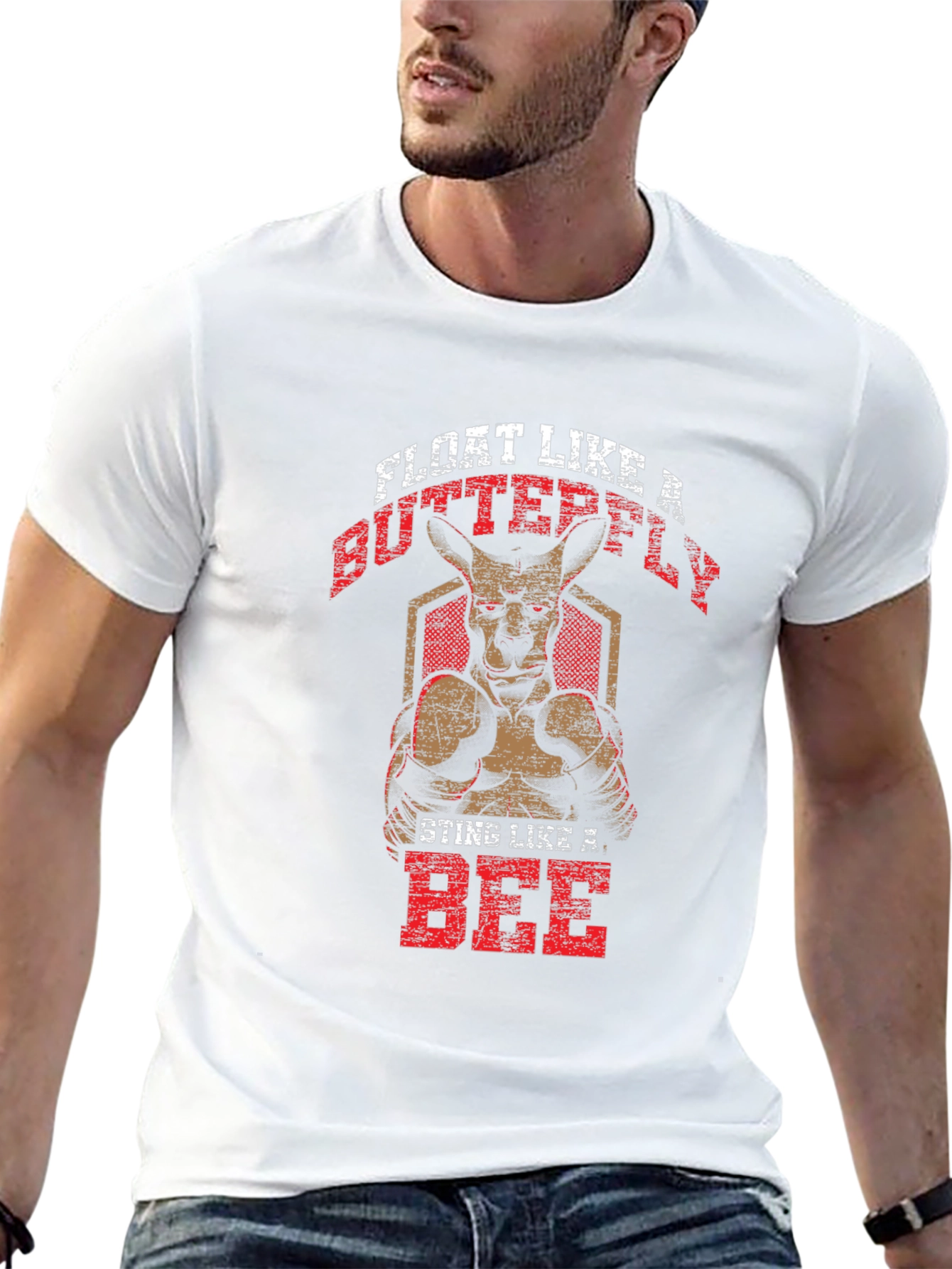 Kangaroo Boxer T-Shirt: Float Like a Butterfly