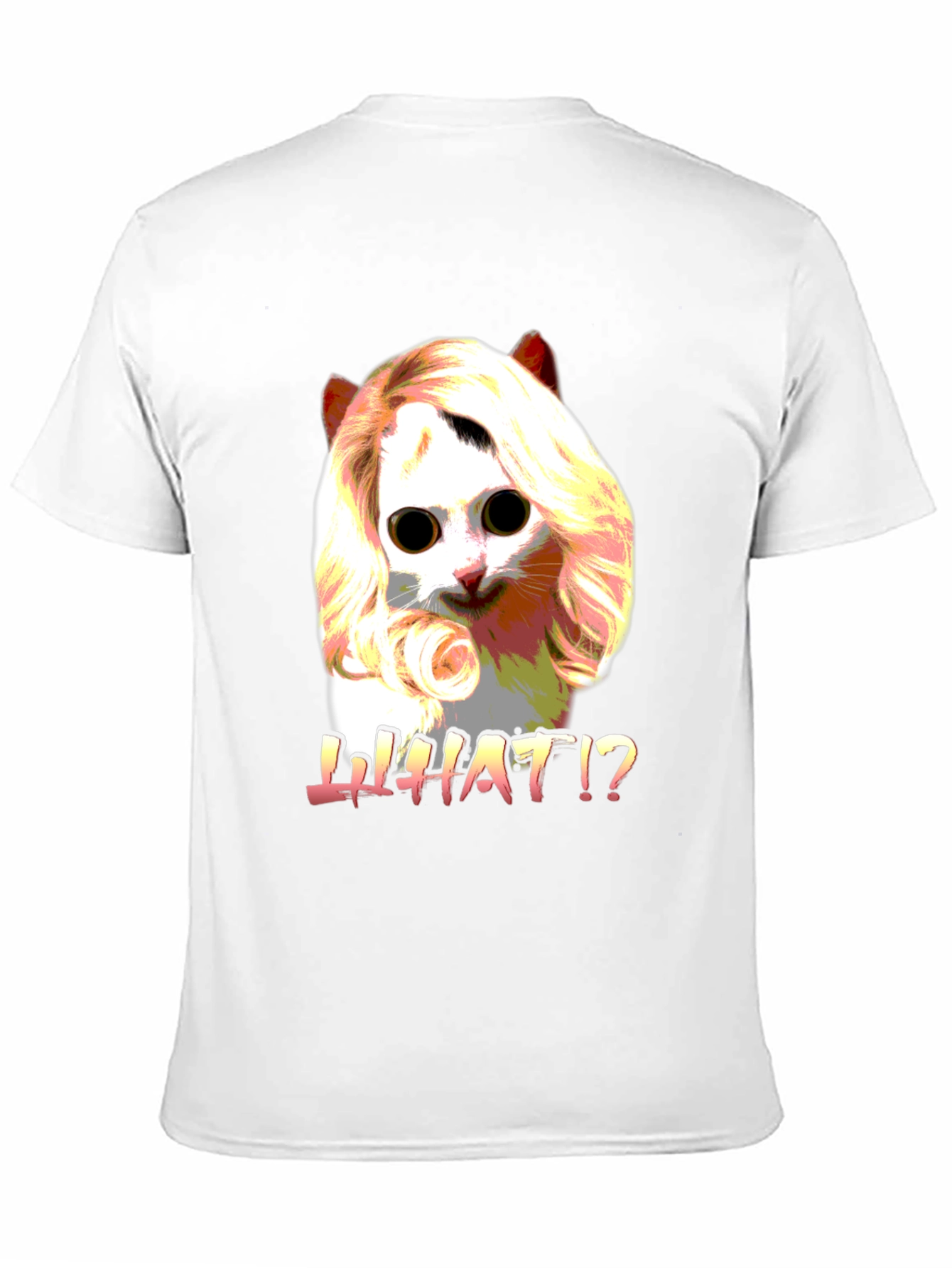 Funny Cat WHAT!? Graphic T-Shirt