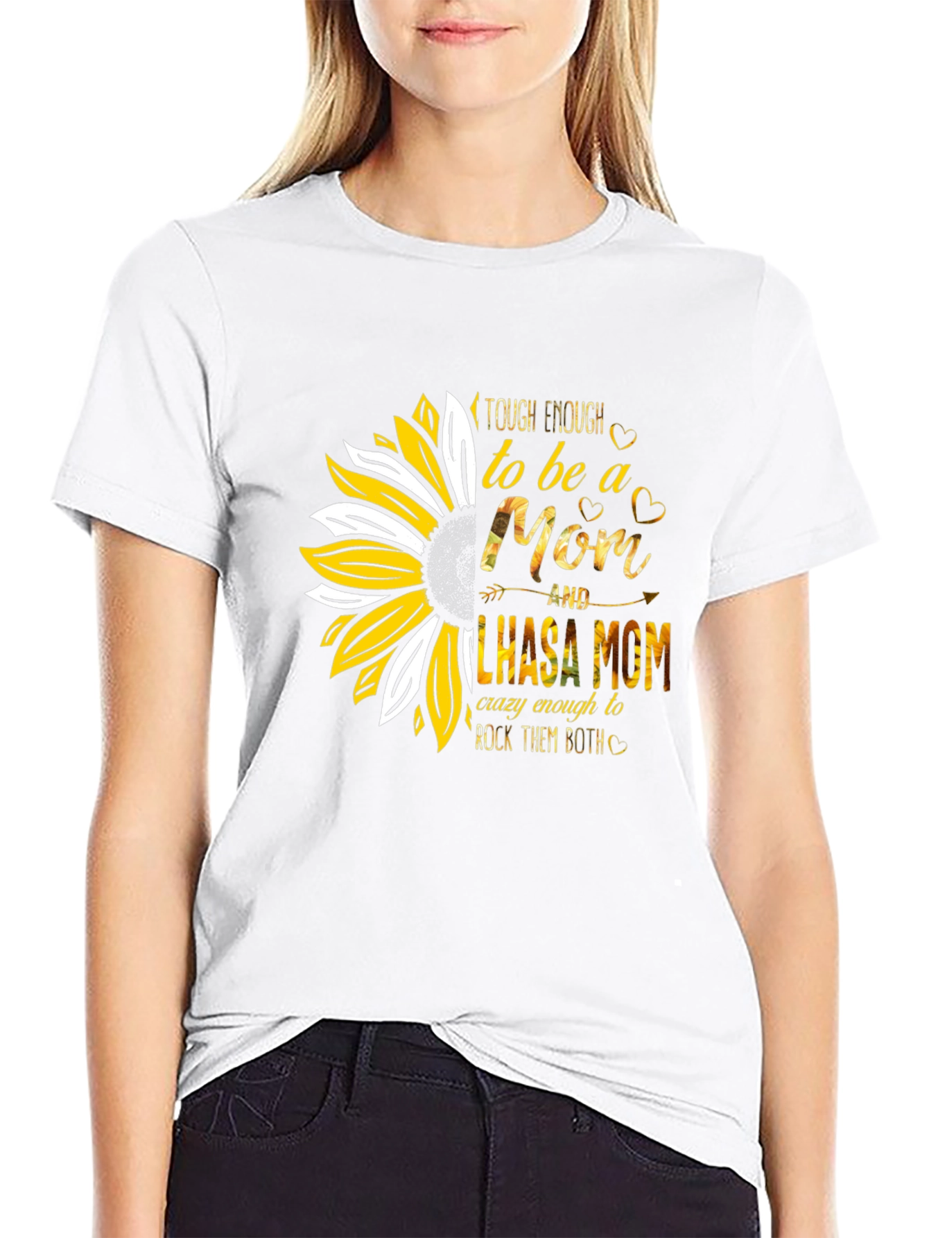 Tough Enough Lhasa Mom T-Shirt