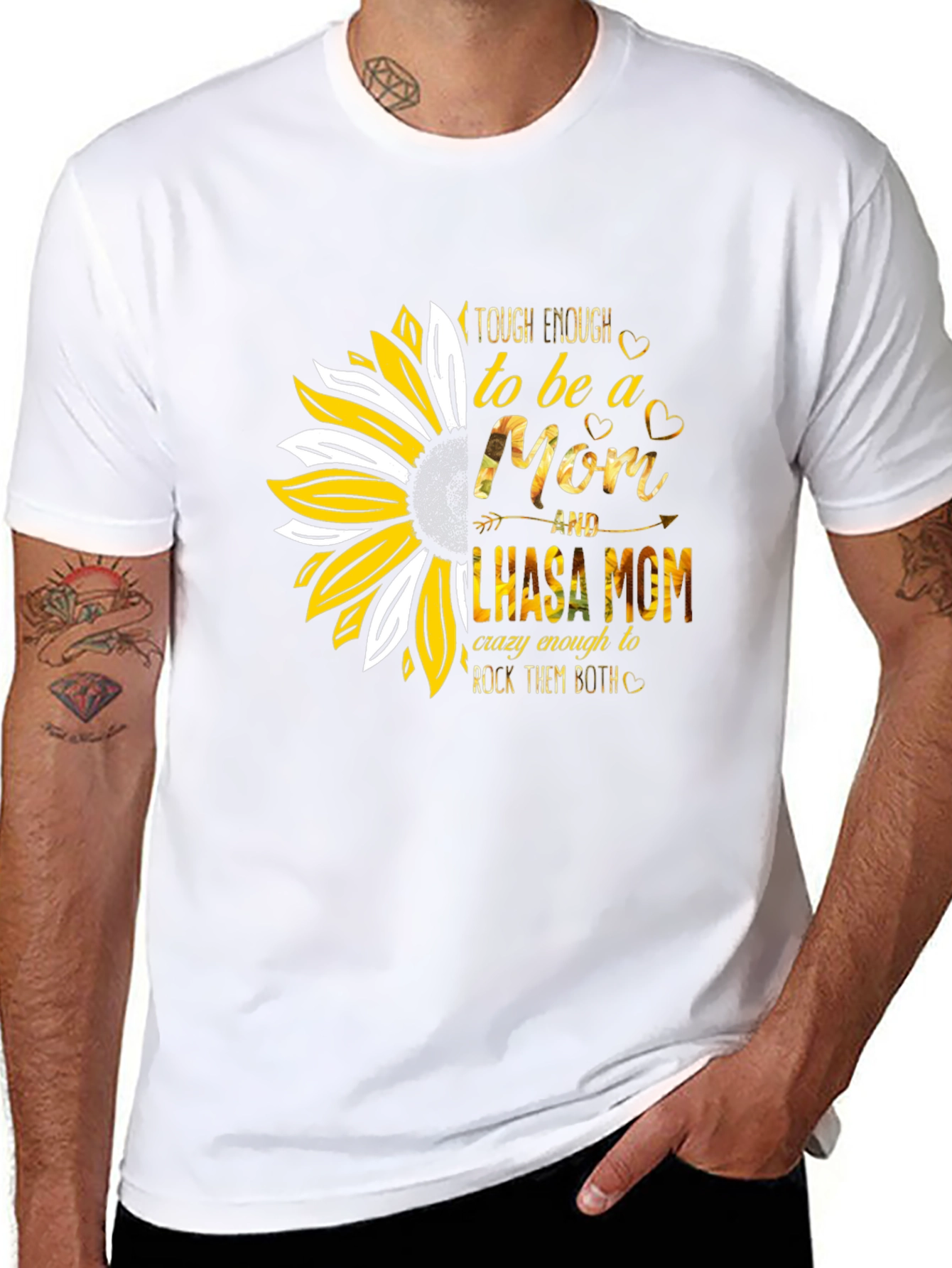 Tough Enough Lhasa Mom T-Shirt