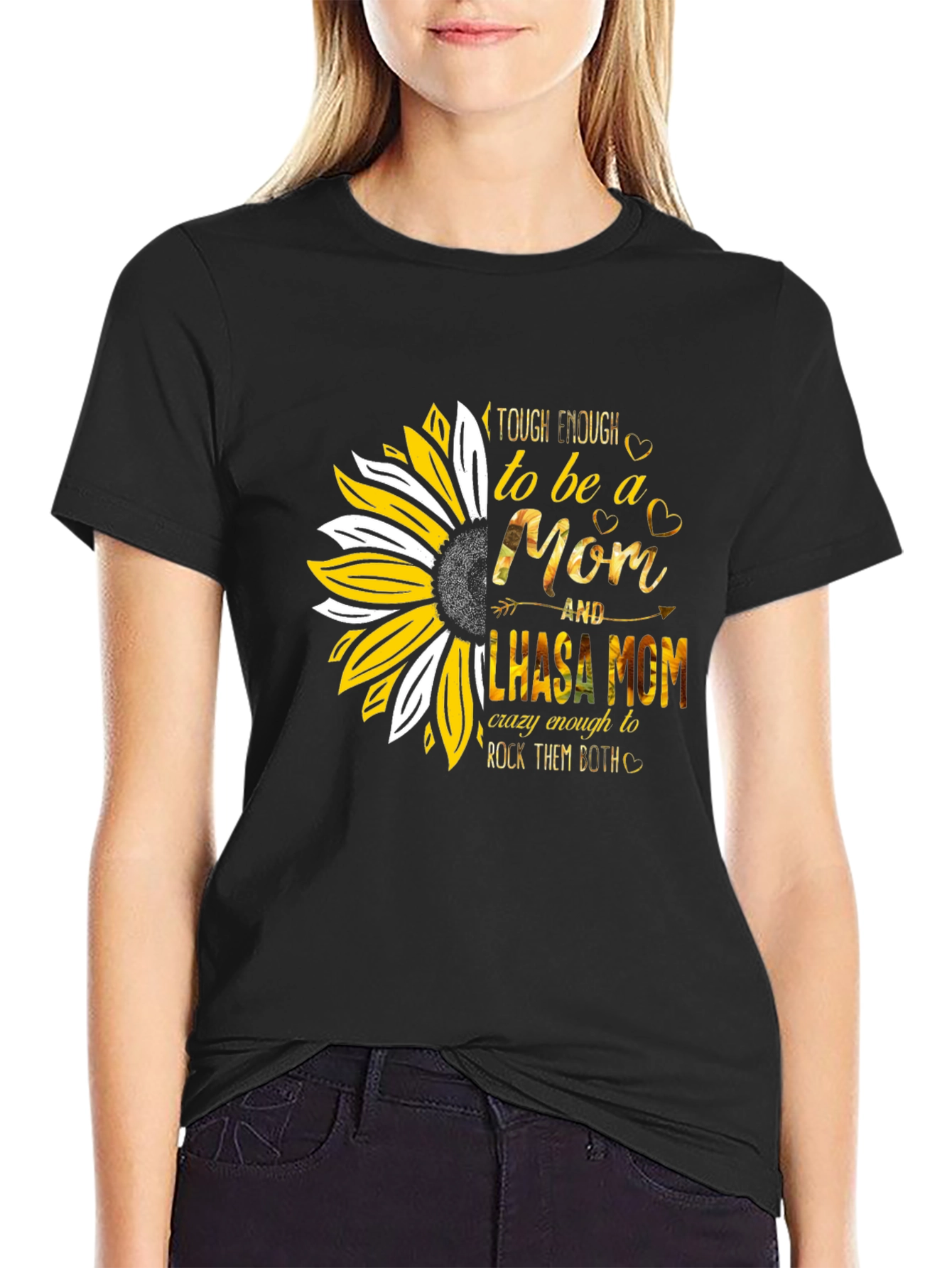 Tough Enough Lhasa Mom T-Shirt