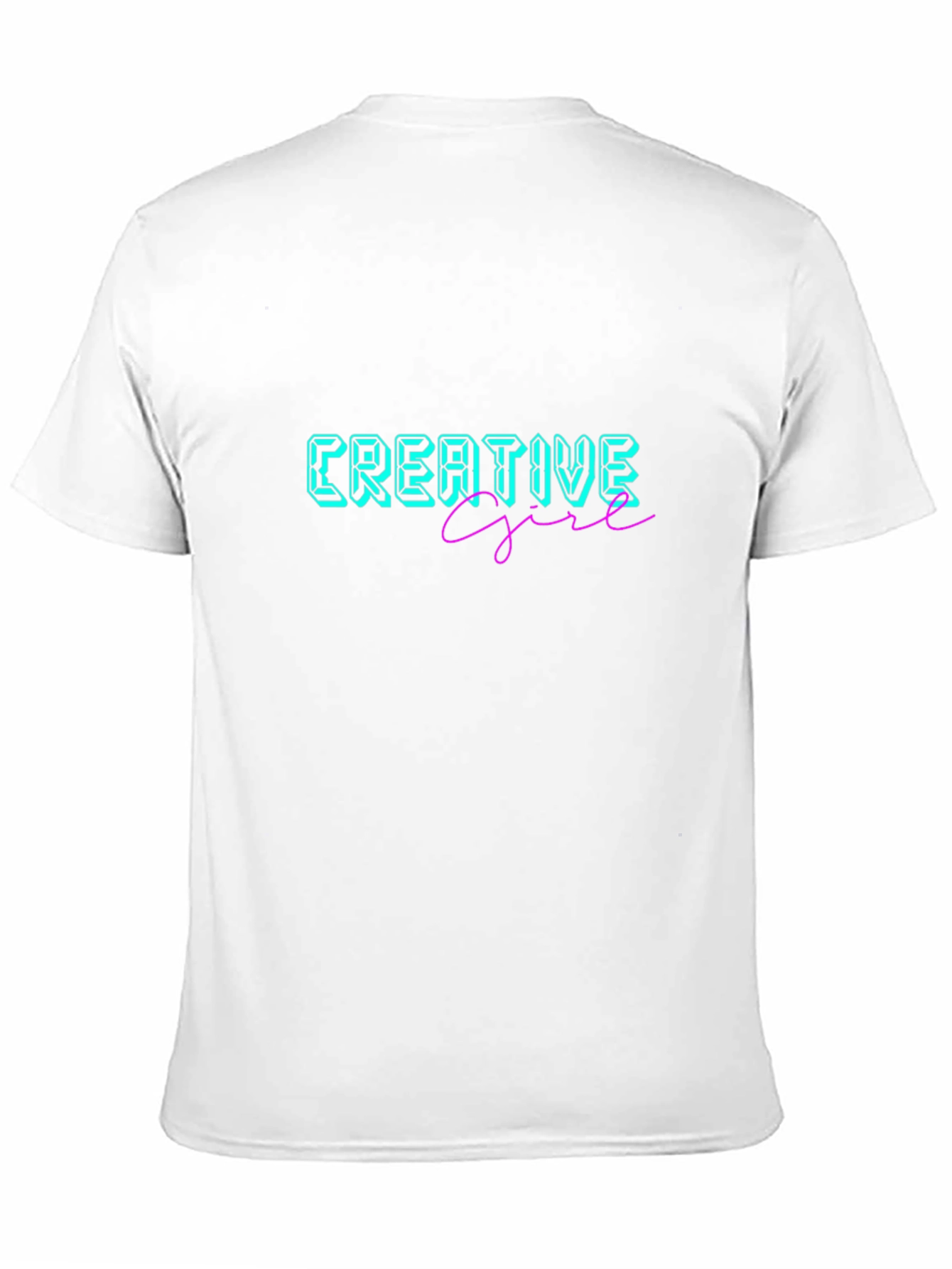 Creative Girl Black Graphic Tee