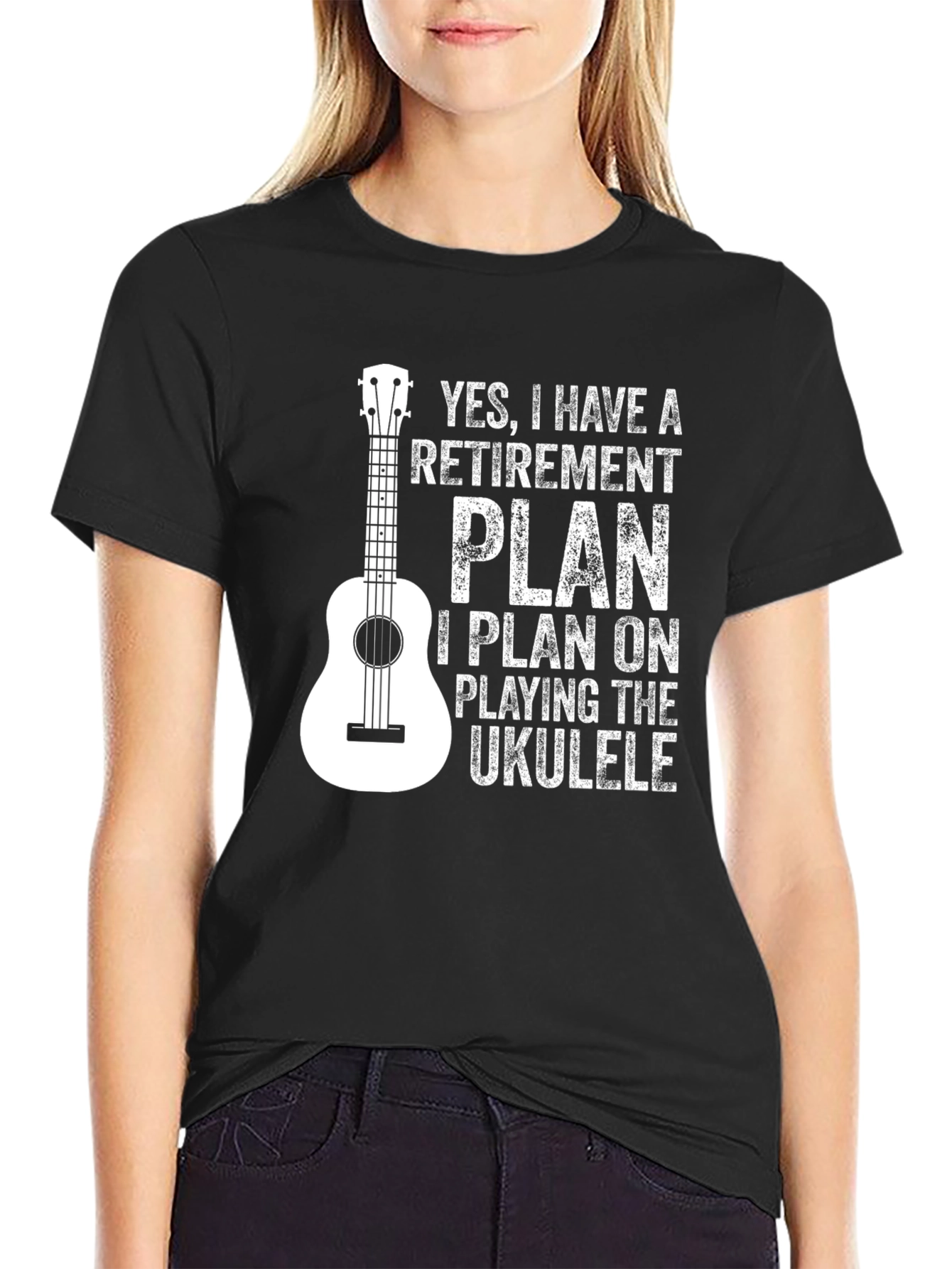 Retirement Plan Ukulele T-Shirt