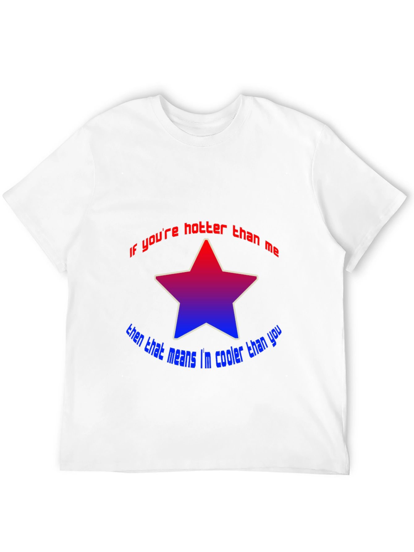 Cooler Than You Star Graphic Tee - Black