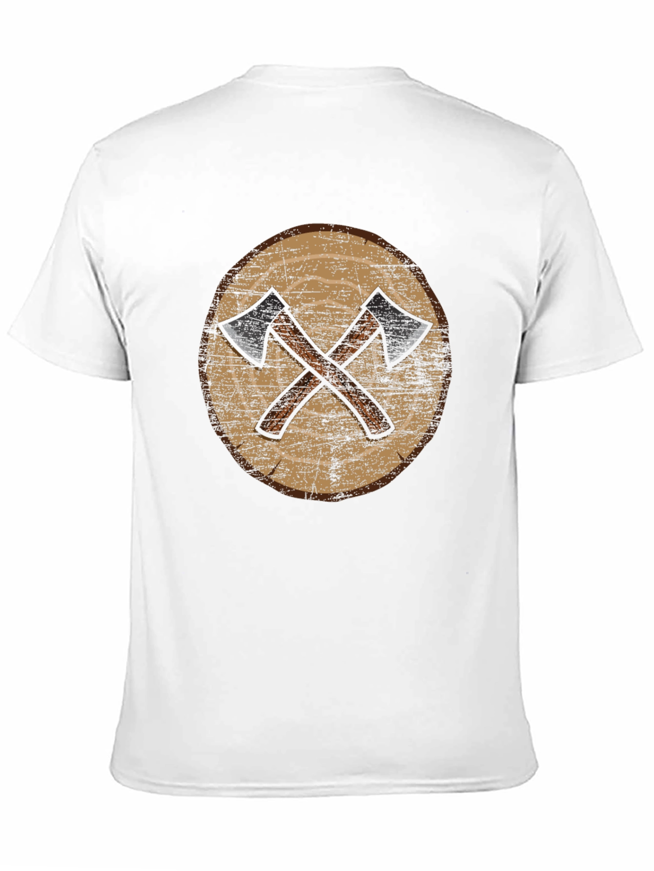 Viking Axe Shield Graphic Tee - Black