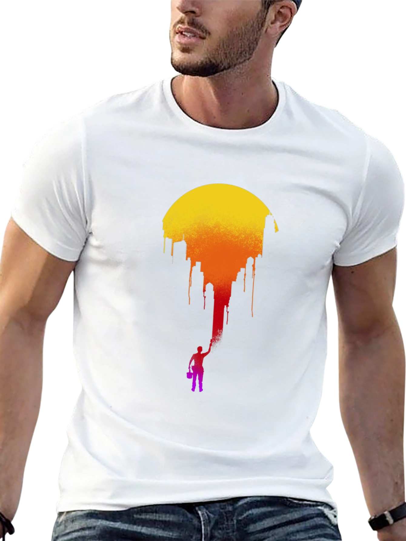 Cityscape Sunset Tee