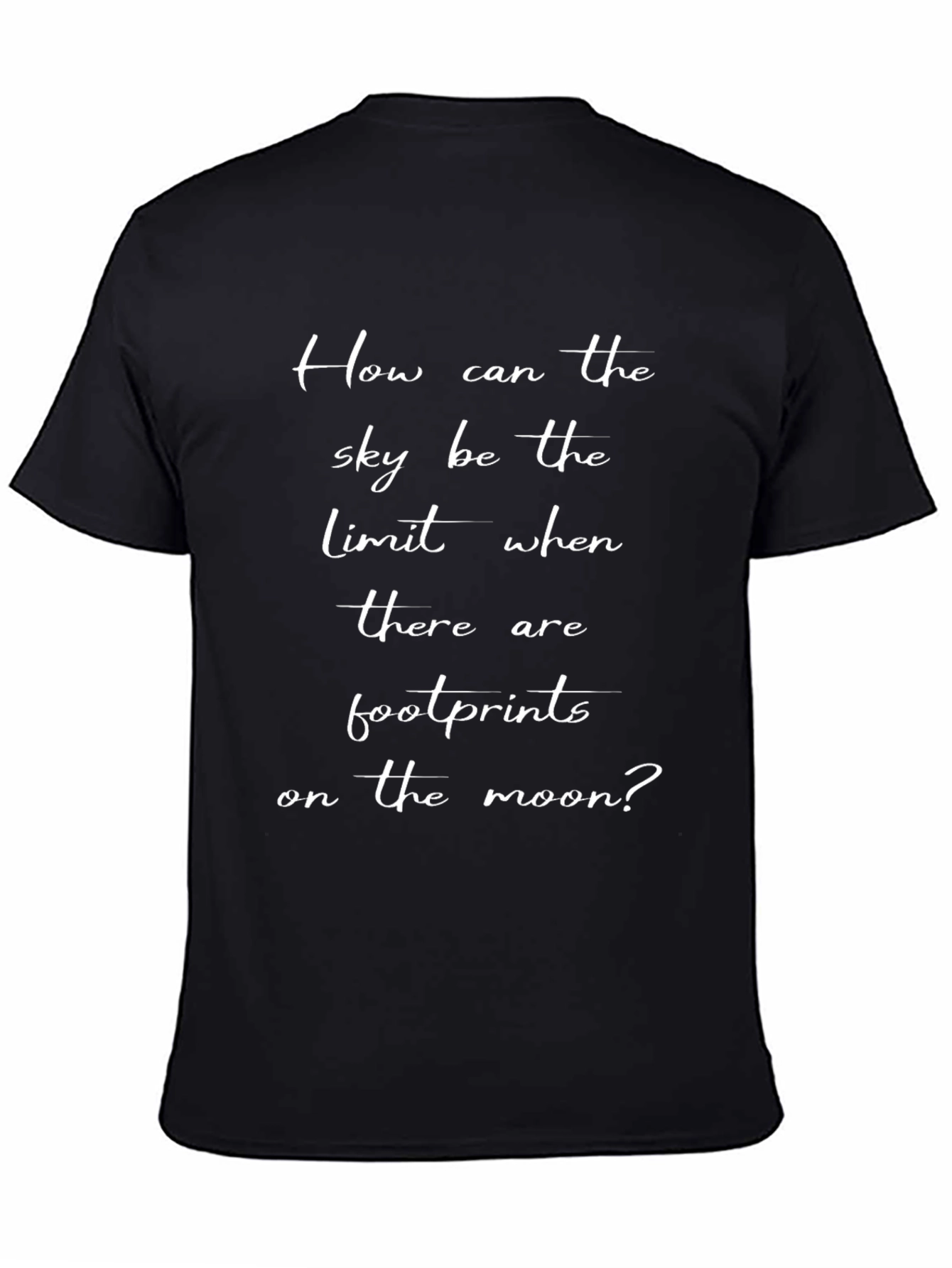 Footprints on the Moon Graphic T-Shirt