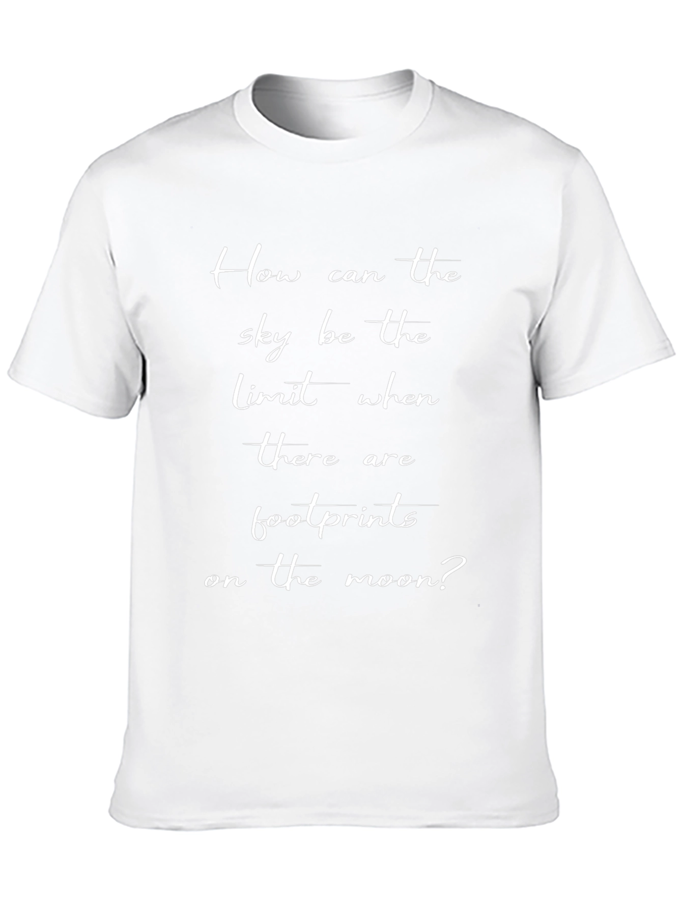 Footprints on the Moon Graphic T-Shirt